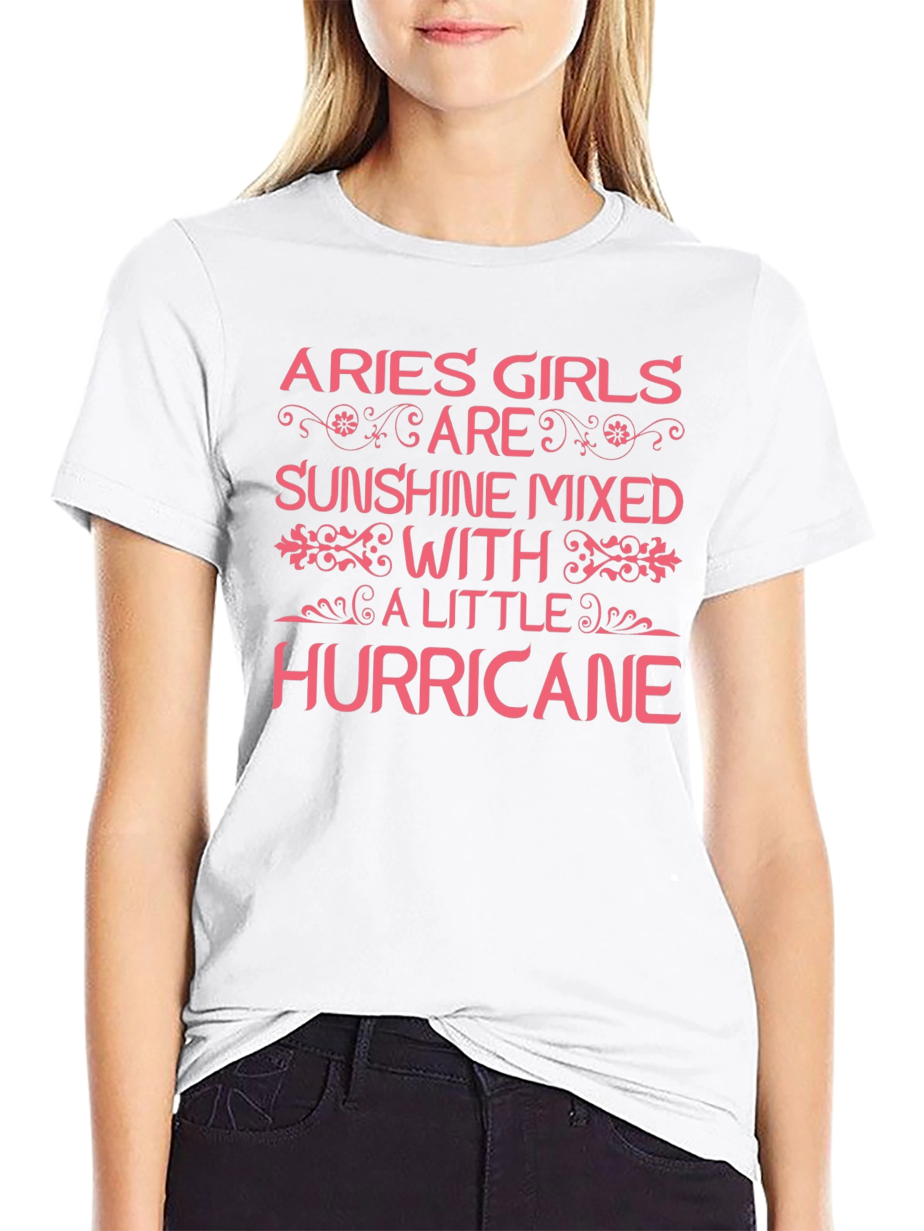 Aries Girls Sunshine Hurricane Graphic Tee