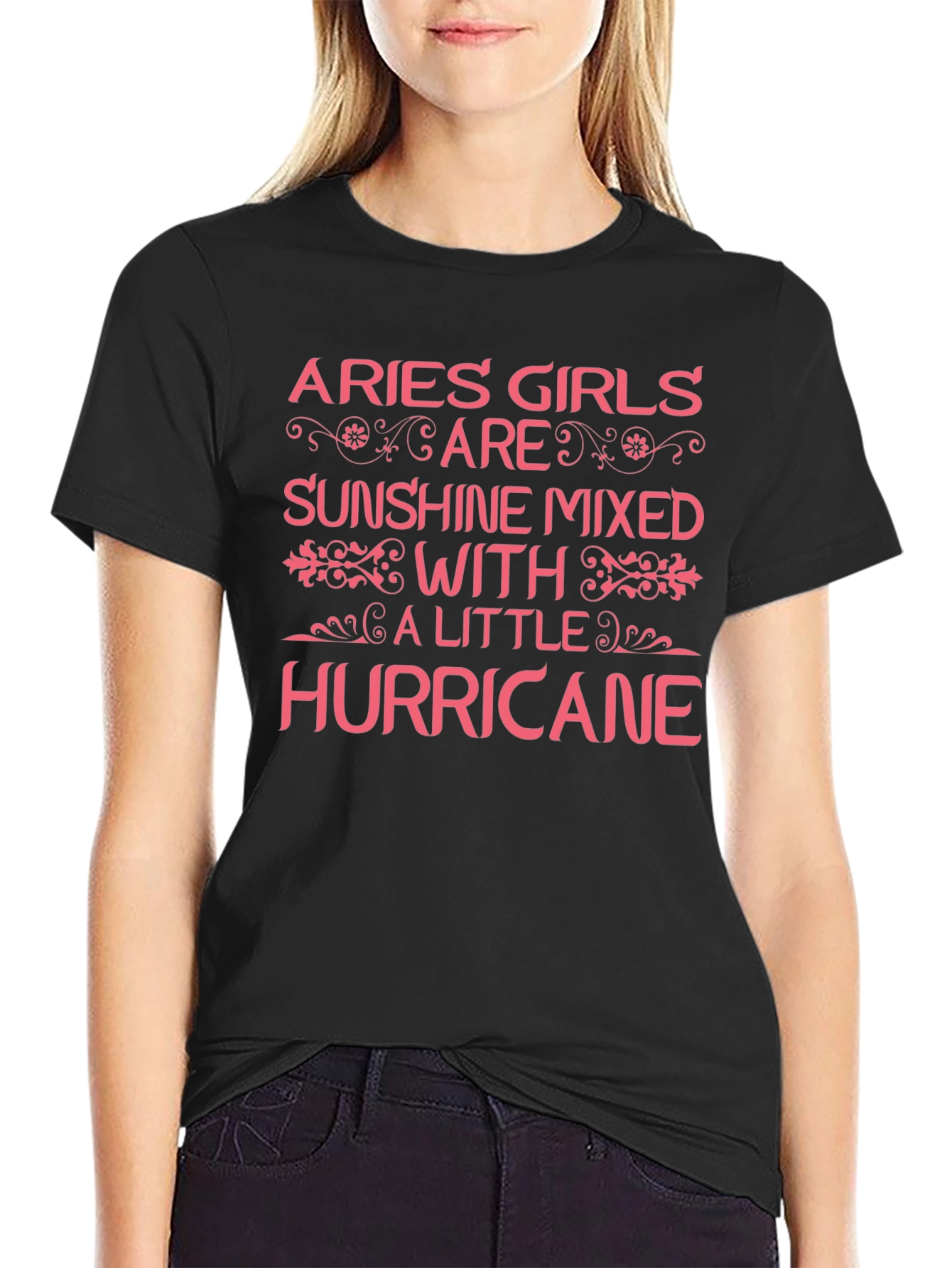 Aries Girls Sunshine Hurricane Graphic Tee