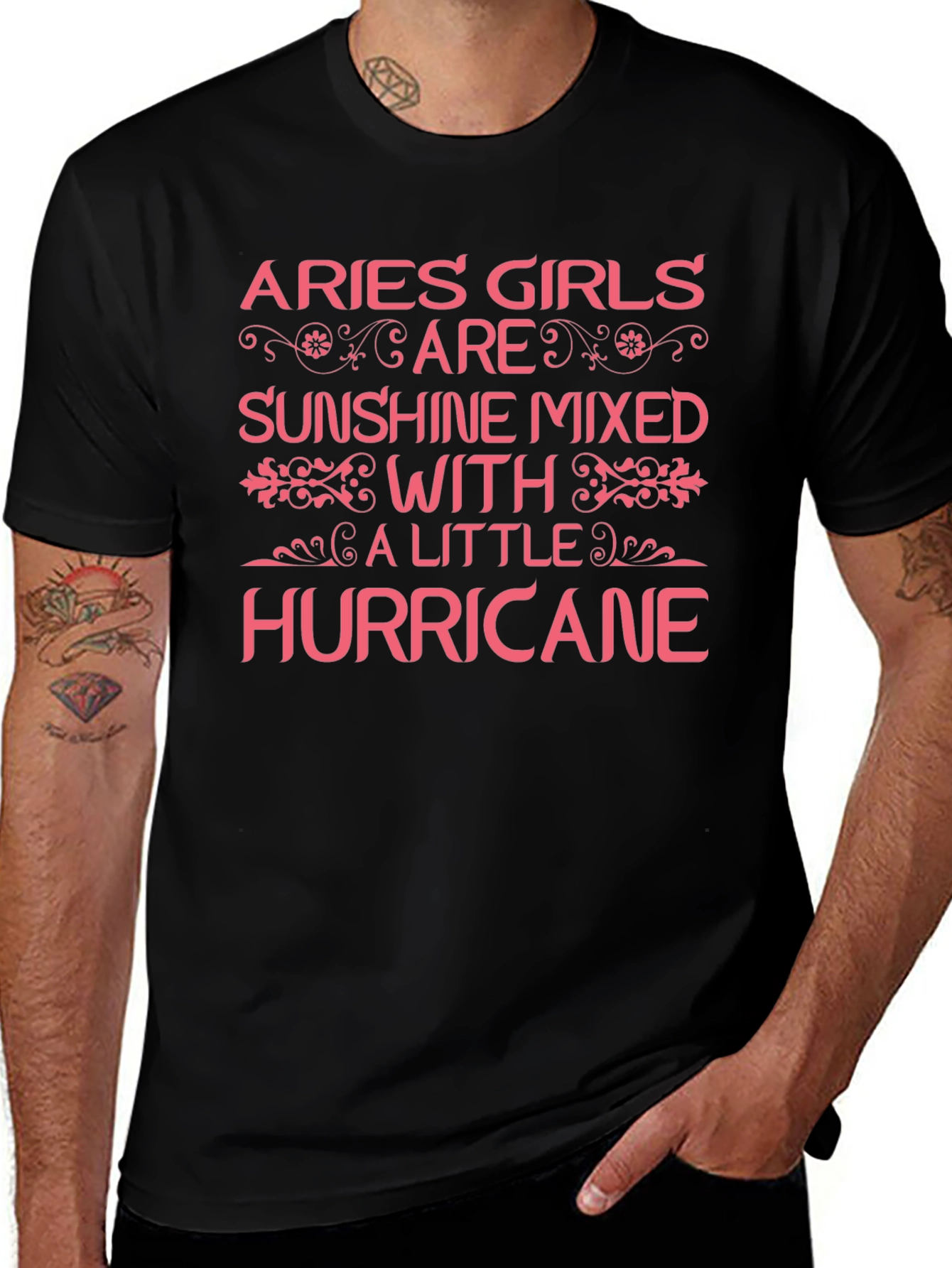 Aries Girls Sunshine Hurricane Graphic Tee