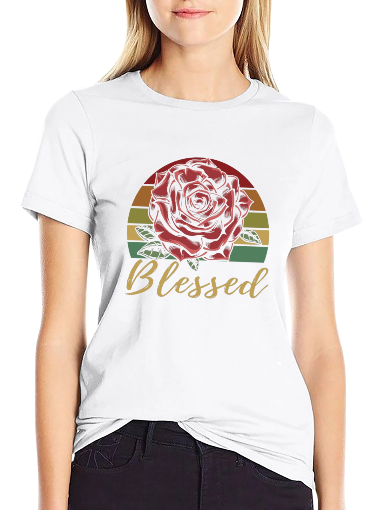 Blessed Rose Graphic Tee
