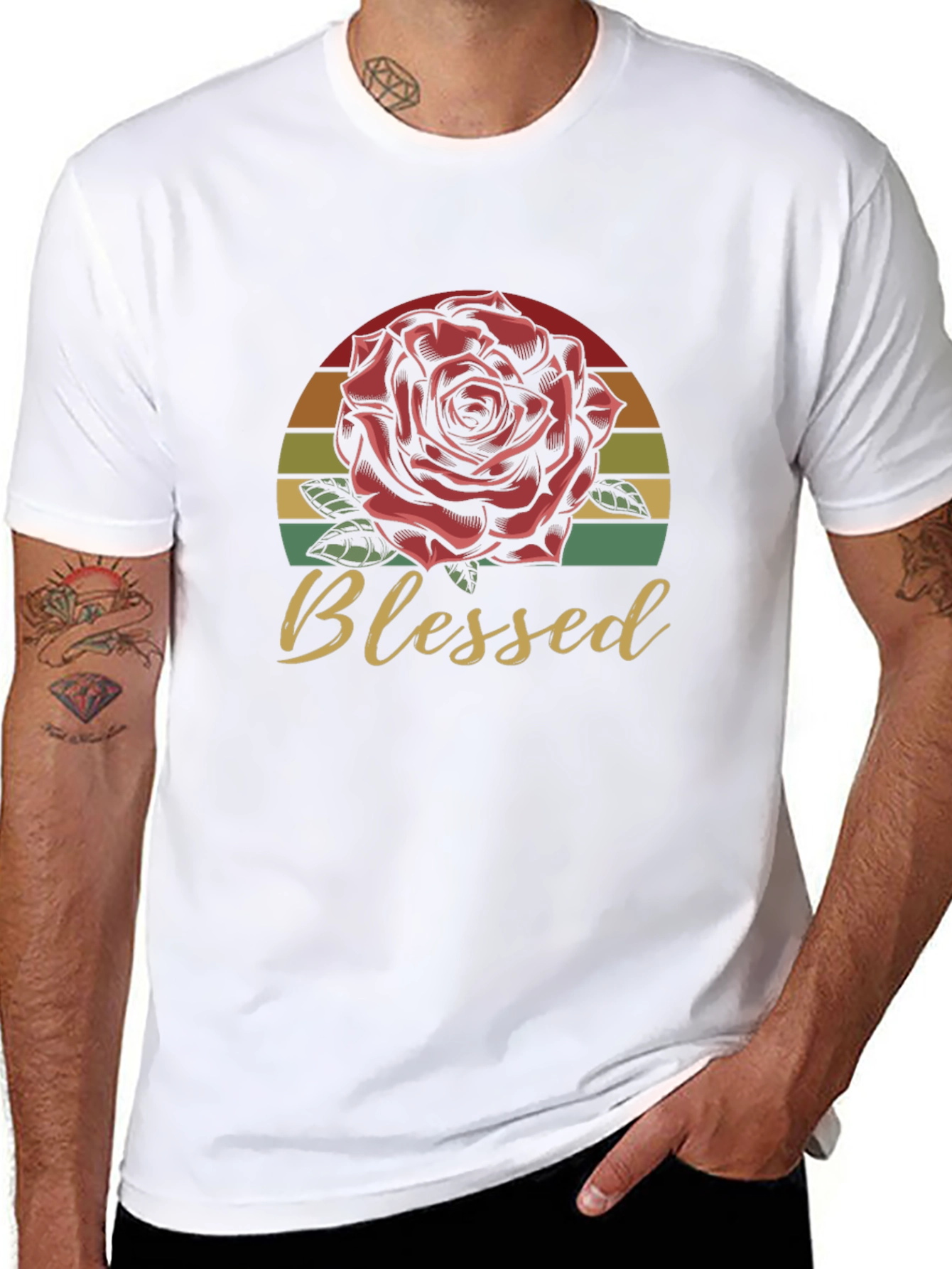 Blessed Rose Graphic Tee