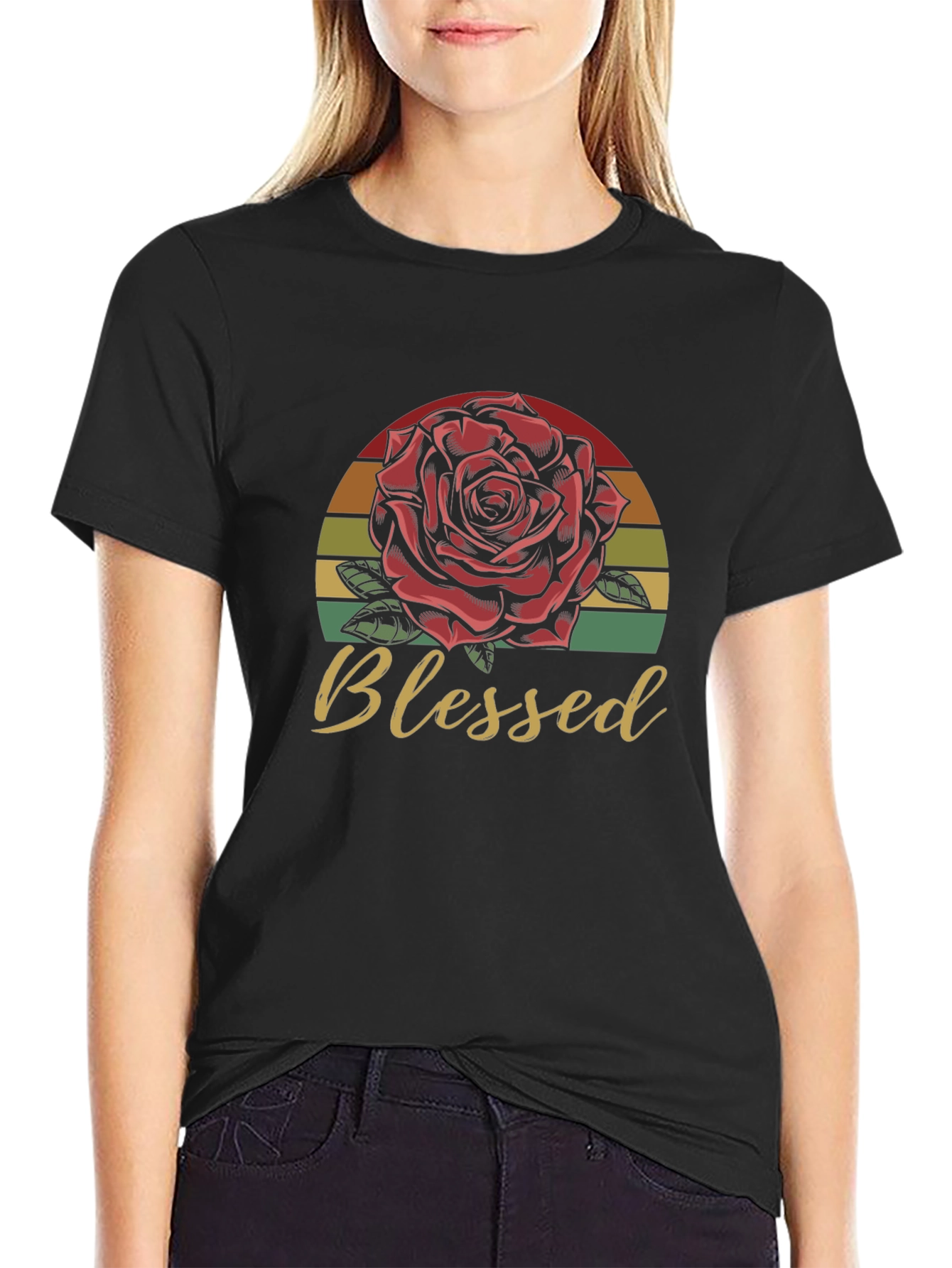 Blessed Rose Graphic Tee