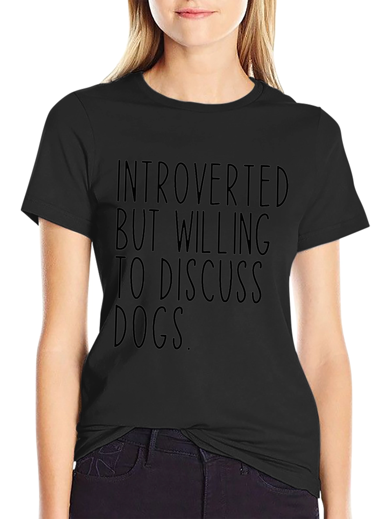 Introverted Dog Lover Graphic Tee