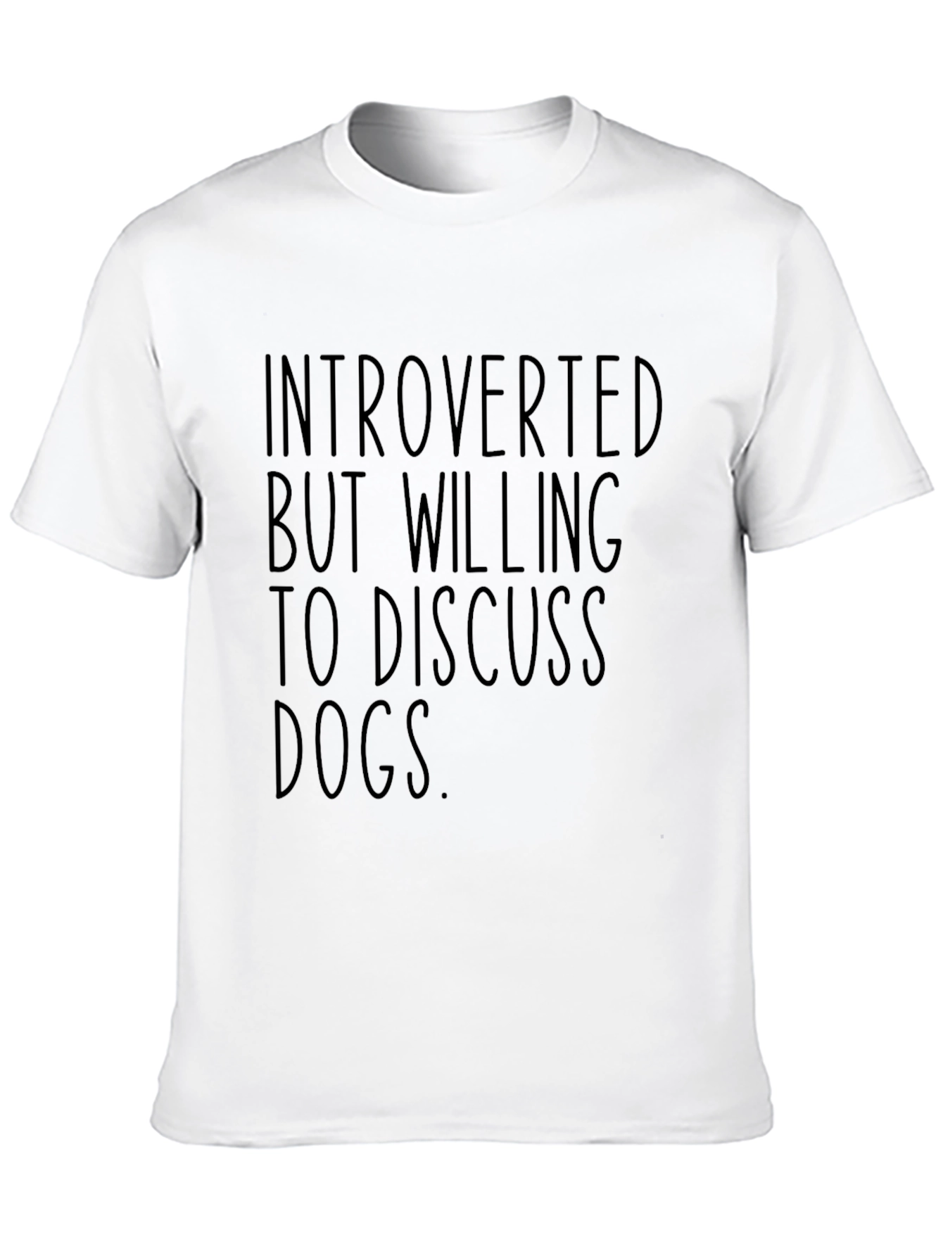 Introverted Dog Lover Graphic Tee