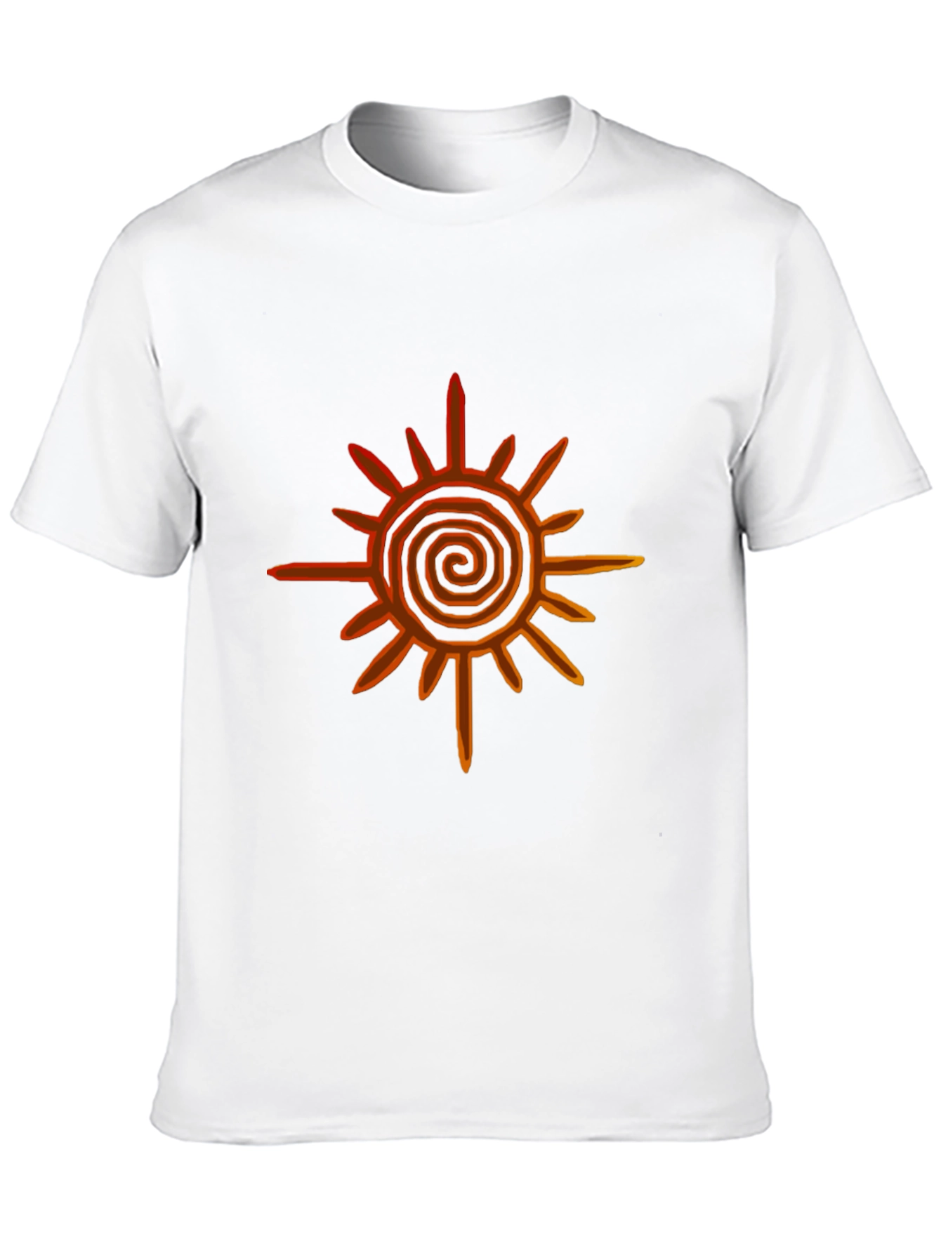 Tribal Sun Graphic Black T-Shirt