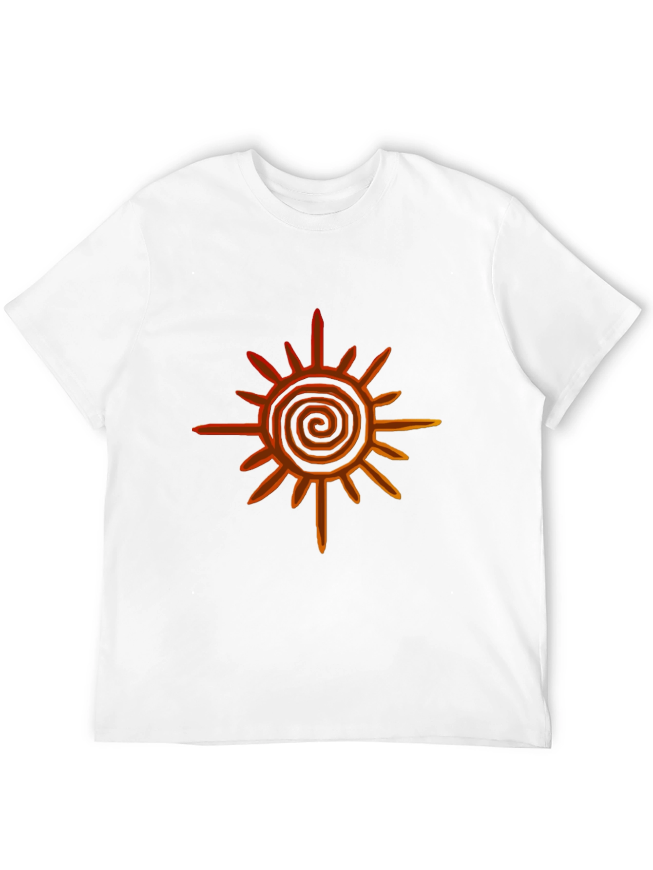 Tribal Sun Graphic Black T-Shirt