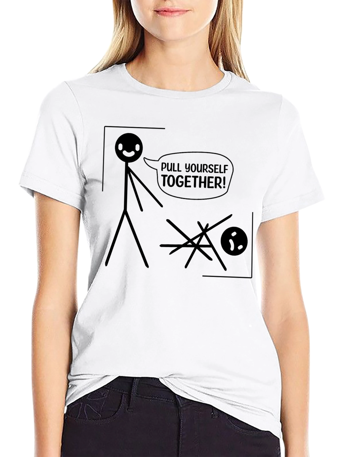 Pull Yourself Together Funny Graphic Tee