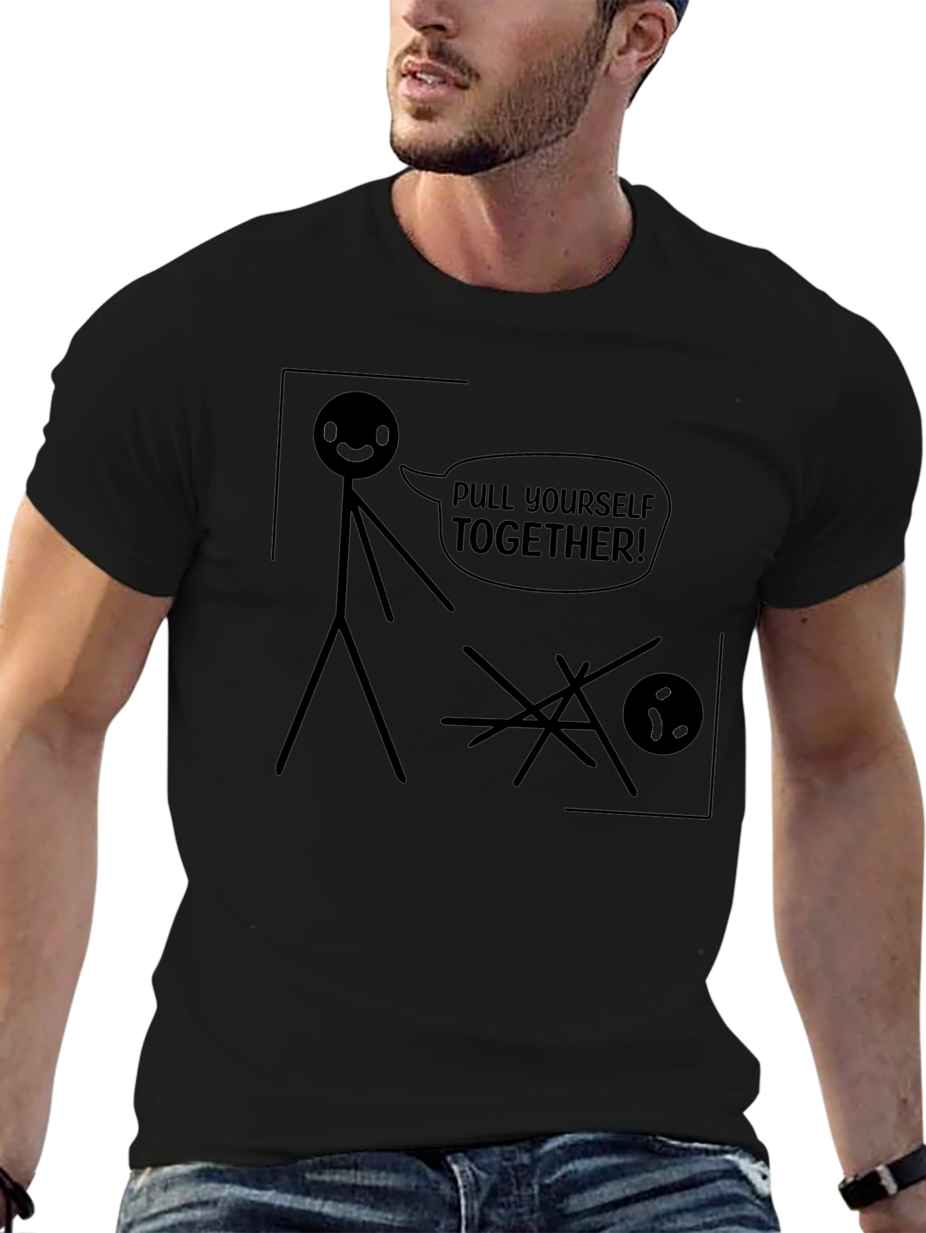 Pull Yourself Together Funny Graphic Tee
