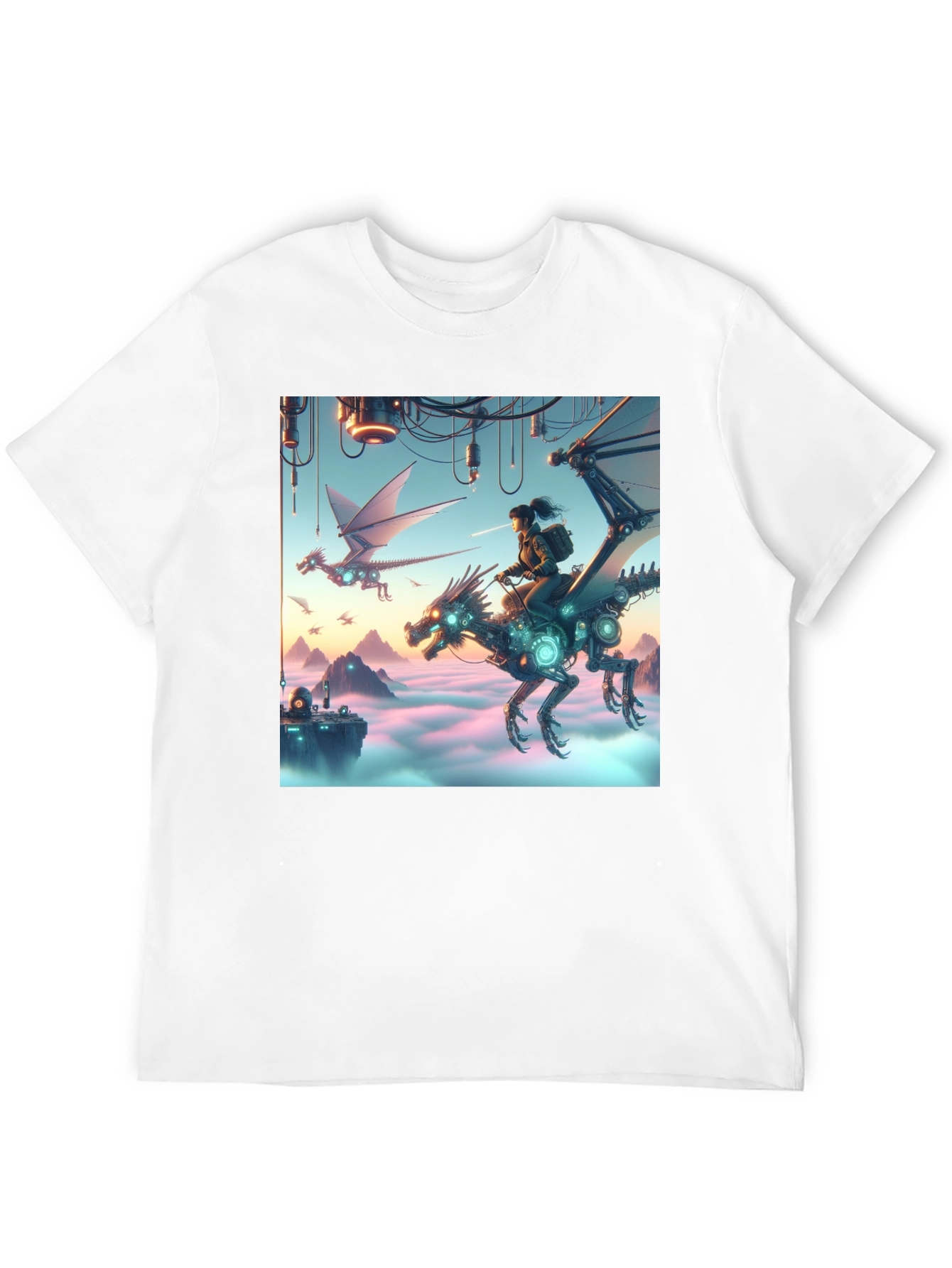 Steampunk Dragon Rider T-Shirt