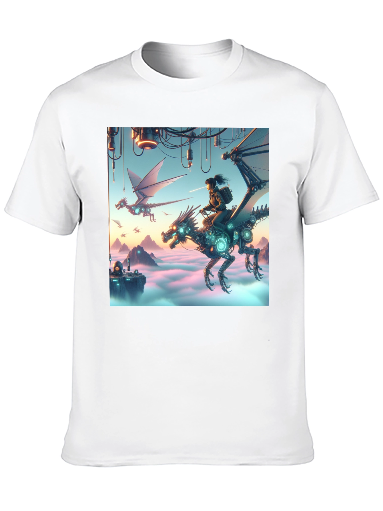Steampunk Dragon Rider T-Shirt