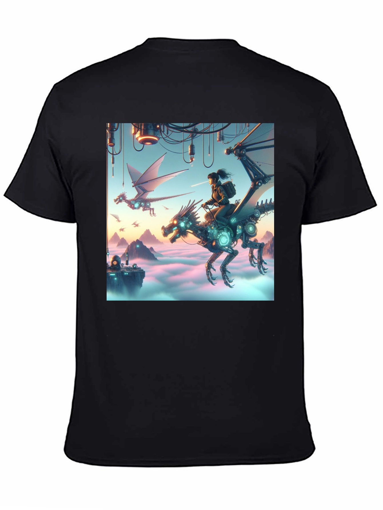 Steampunk Dragon Rider T-Shirt