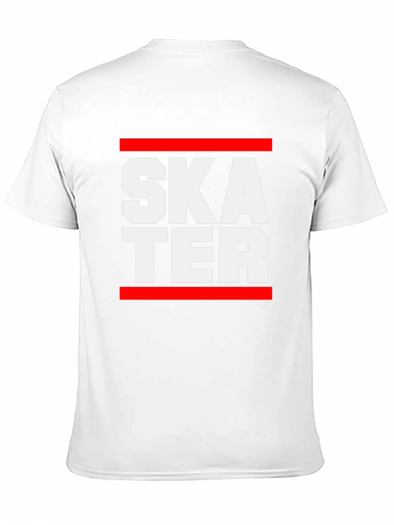 Skater Graphic Tee - Black Cotton Skateboard Shirt