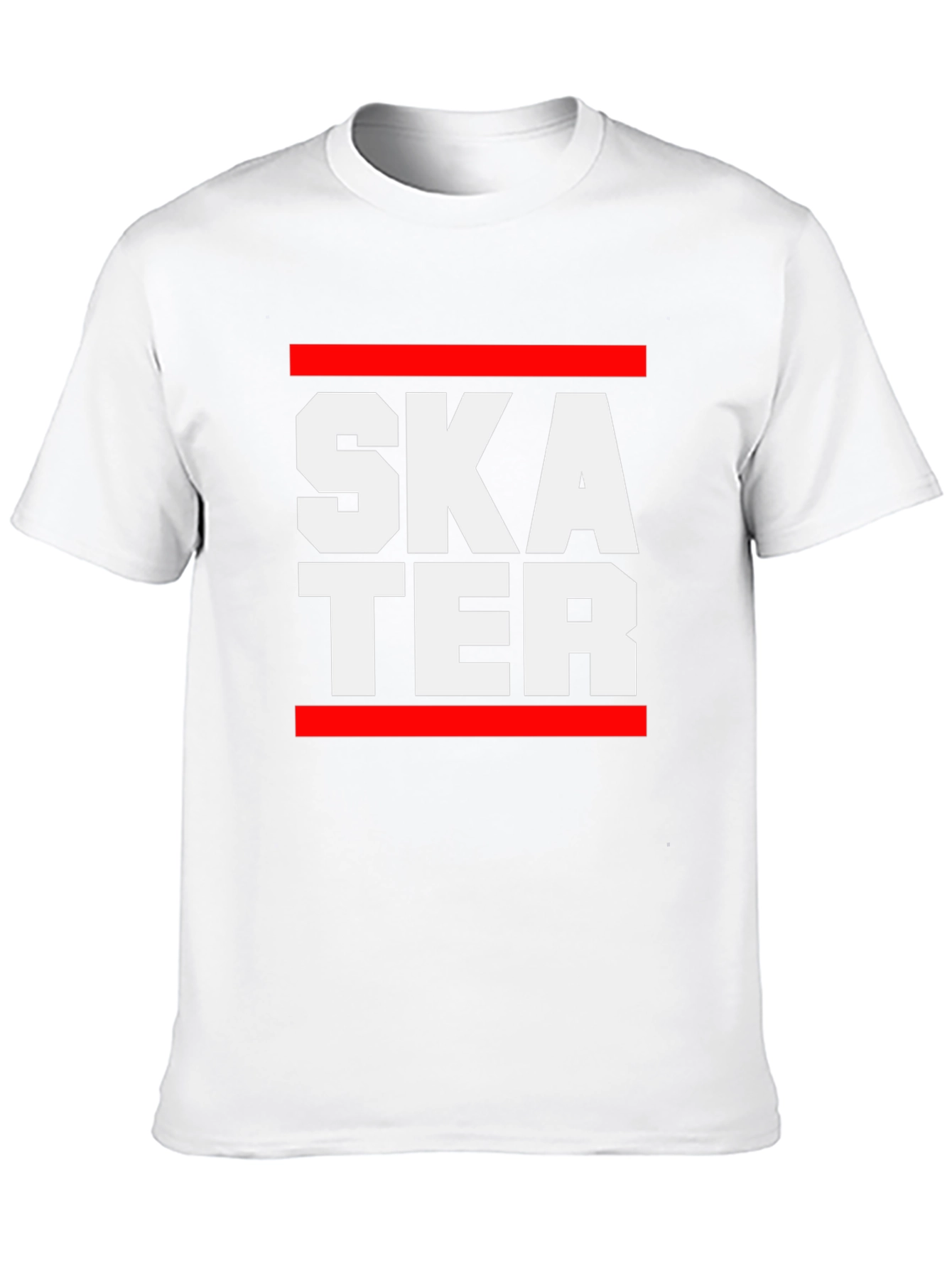 Skater Graphic Tee - Black Cotton Skateboard Shirt