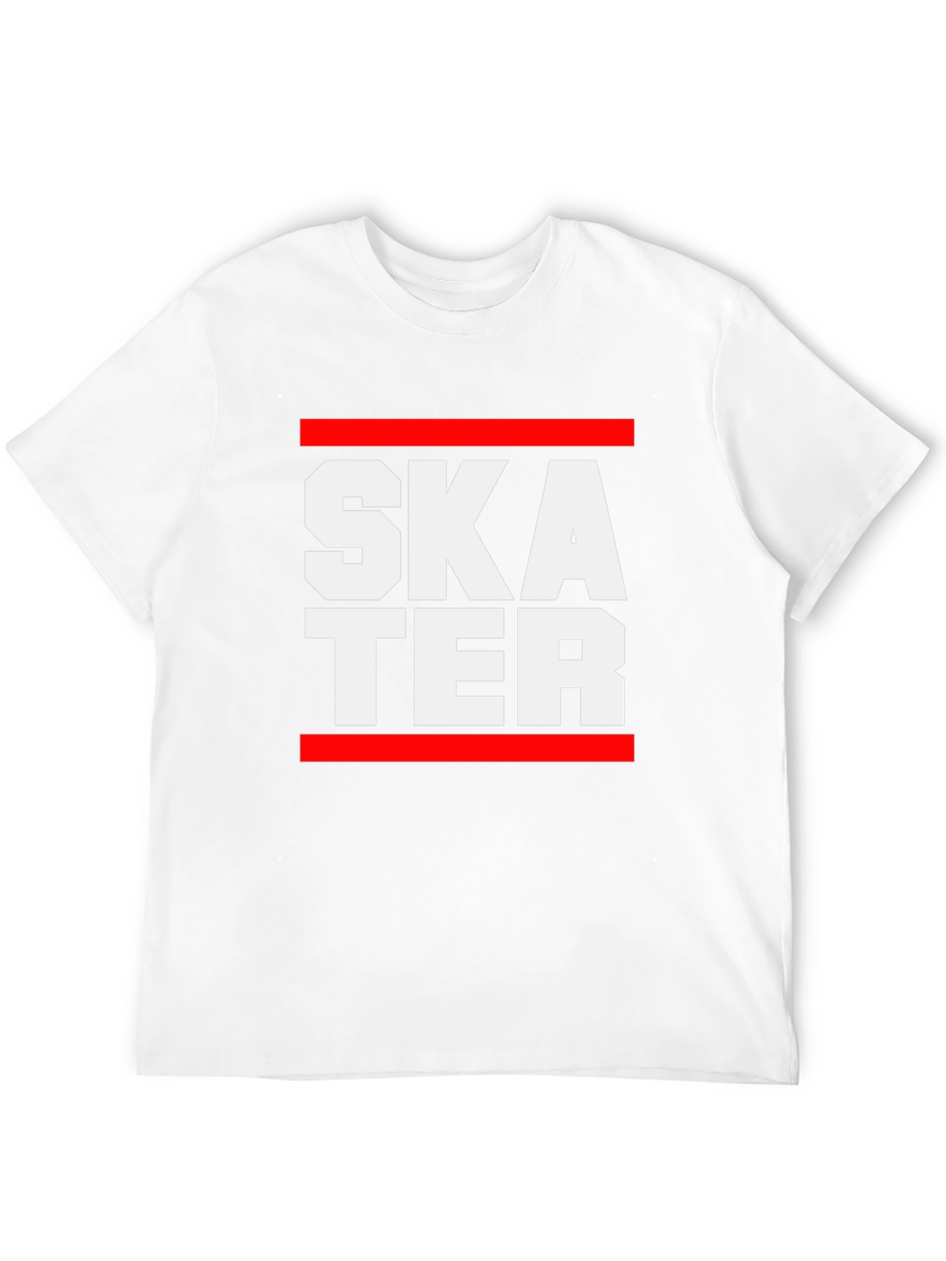 Skater Graphic Tee - Black Cotton Skateboard Shirt