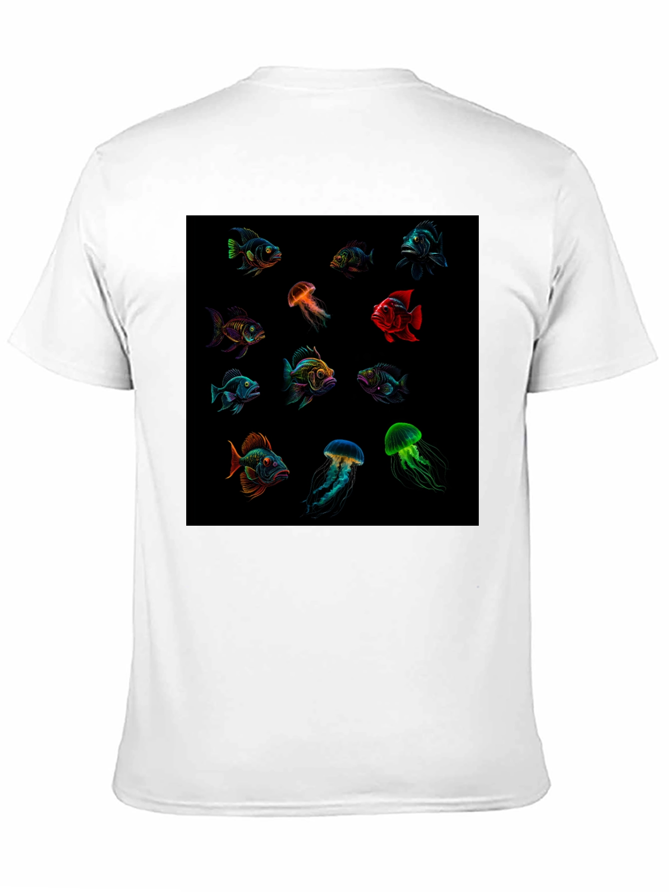 Aquatic Life Graphic T-Shirt