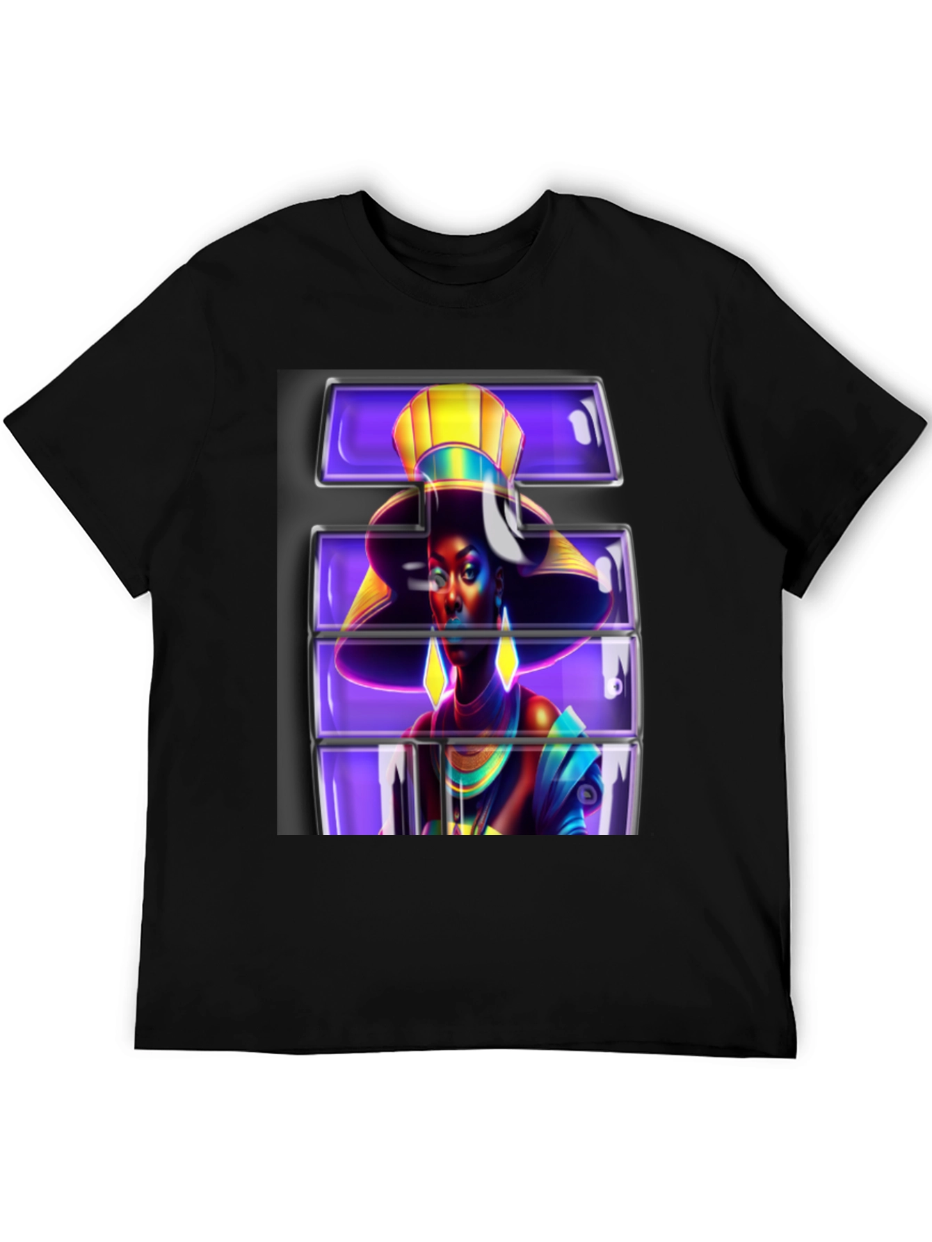 Graphic Tee - Egyptian Queen in 3D