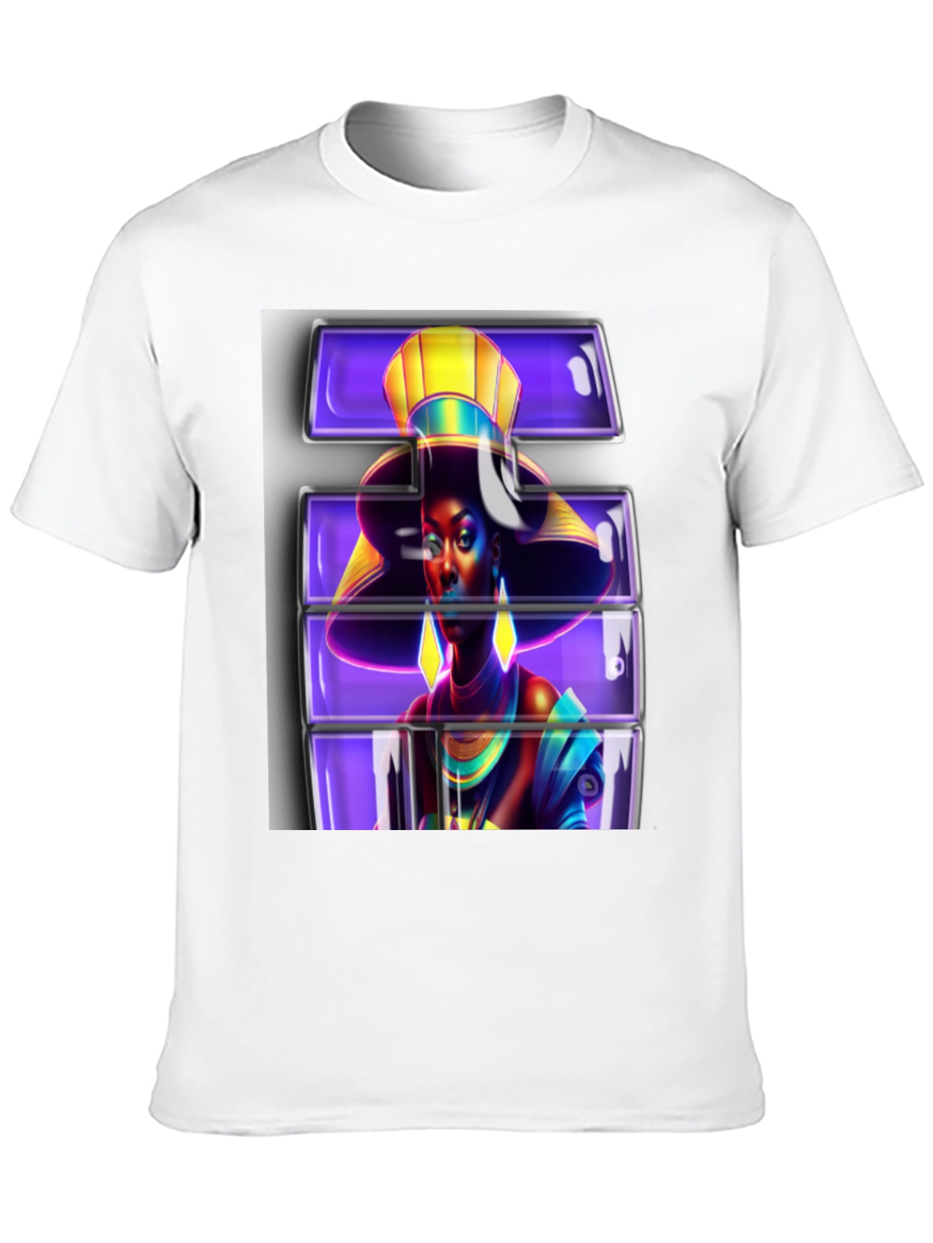 Graphic Tee - Egyptian Queen in 3D