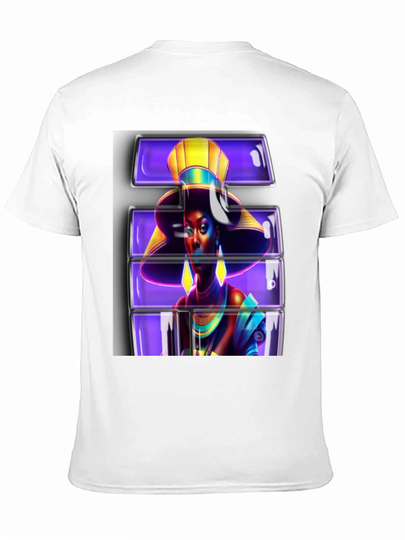 Graphic Tee - Egyptian Queen in 3D
