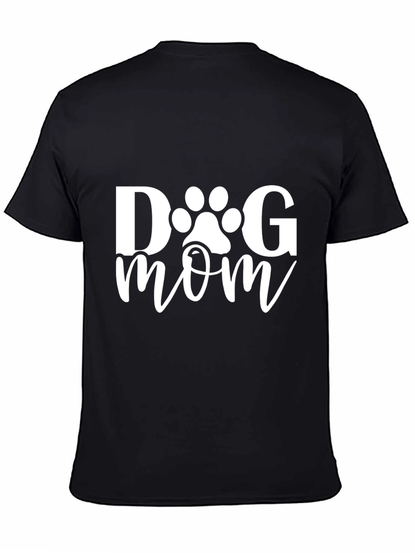Dog Mom T-Shirt - Black