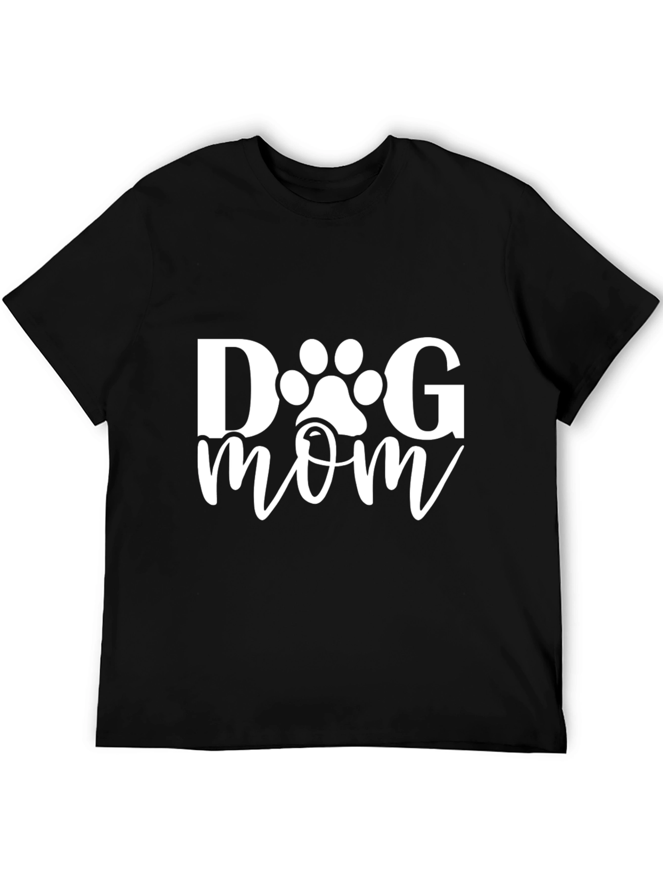 Dog Mom T-Shirt - Black