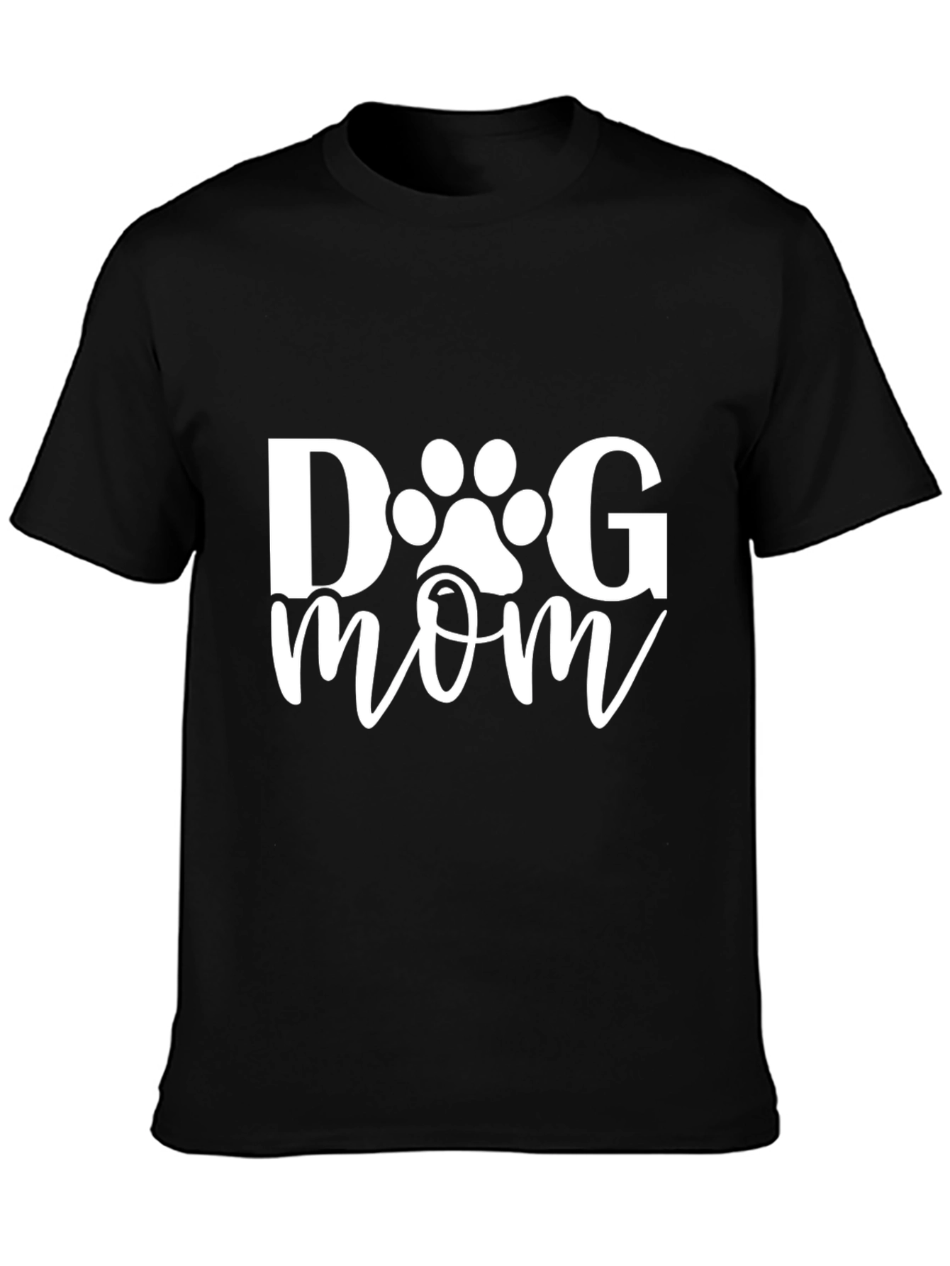Dog Mom T-Shirt - Black