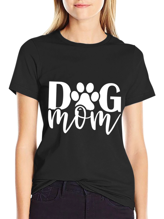Dog Mom T-Shirt - Black