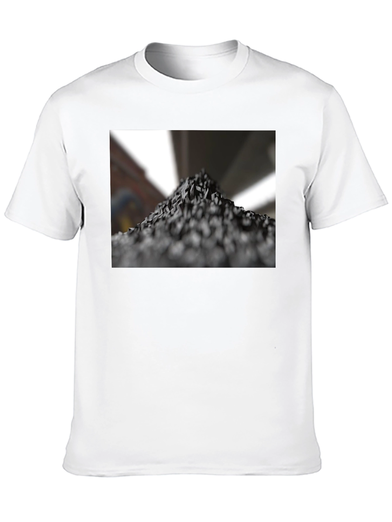 Abstract Mountain Black T-Shirt