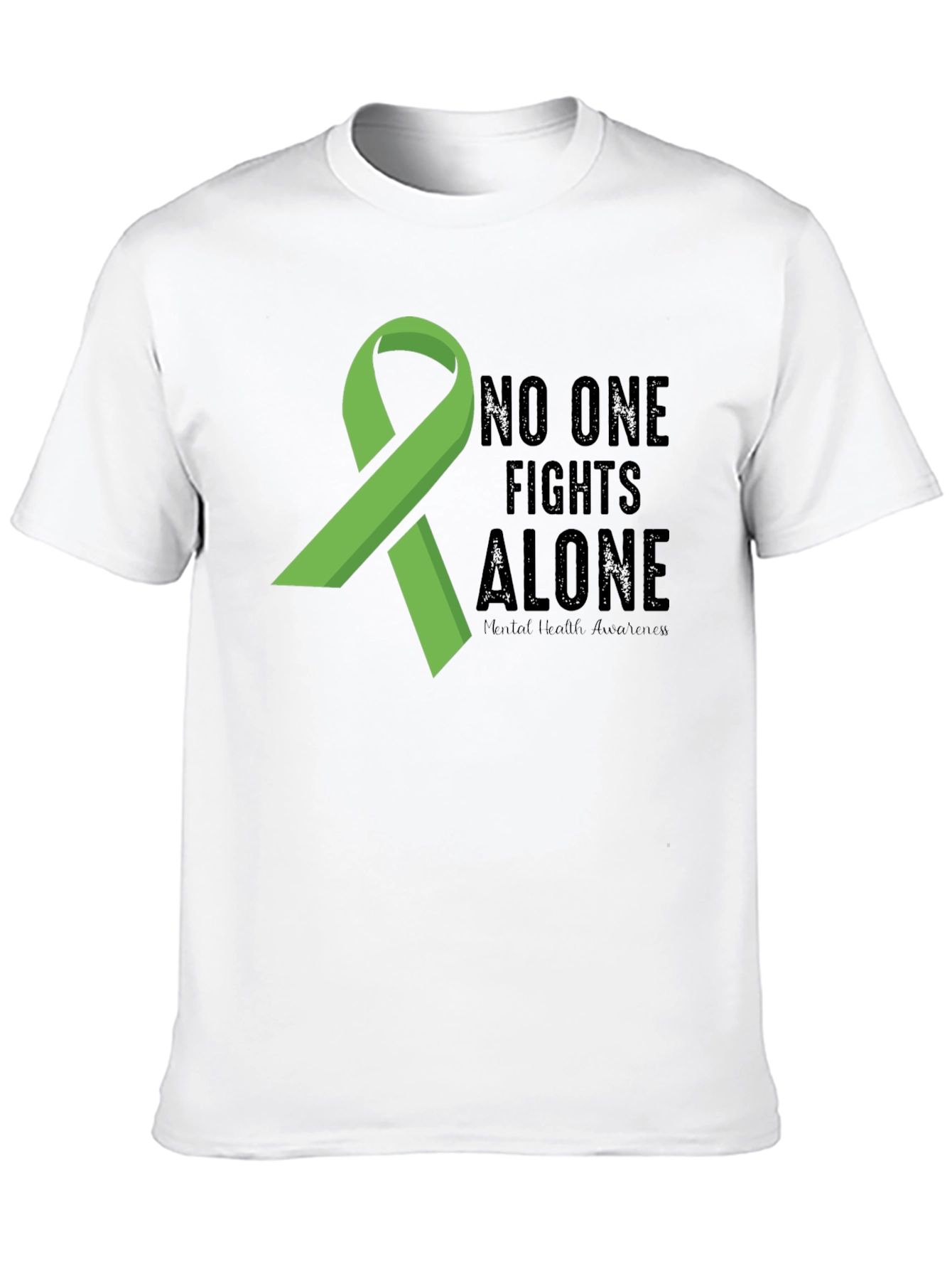 Mental Health Awareness Tee - No One Fights Alone