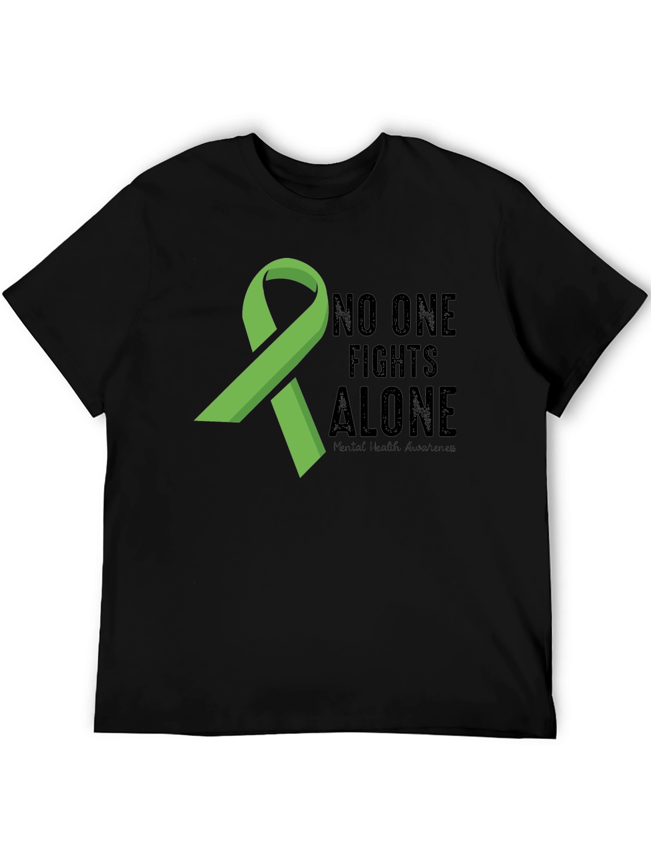 Mental Health Awareness Tee - No One Fights Alone