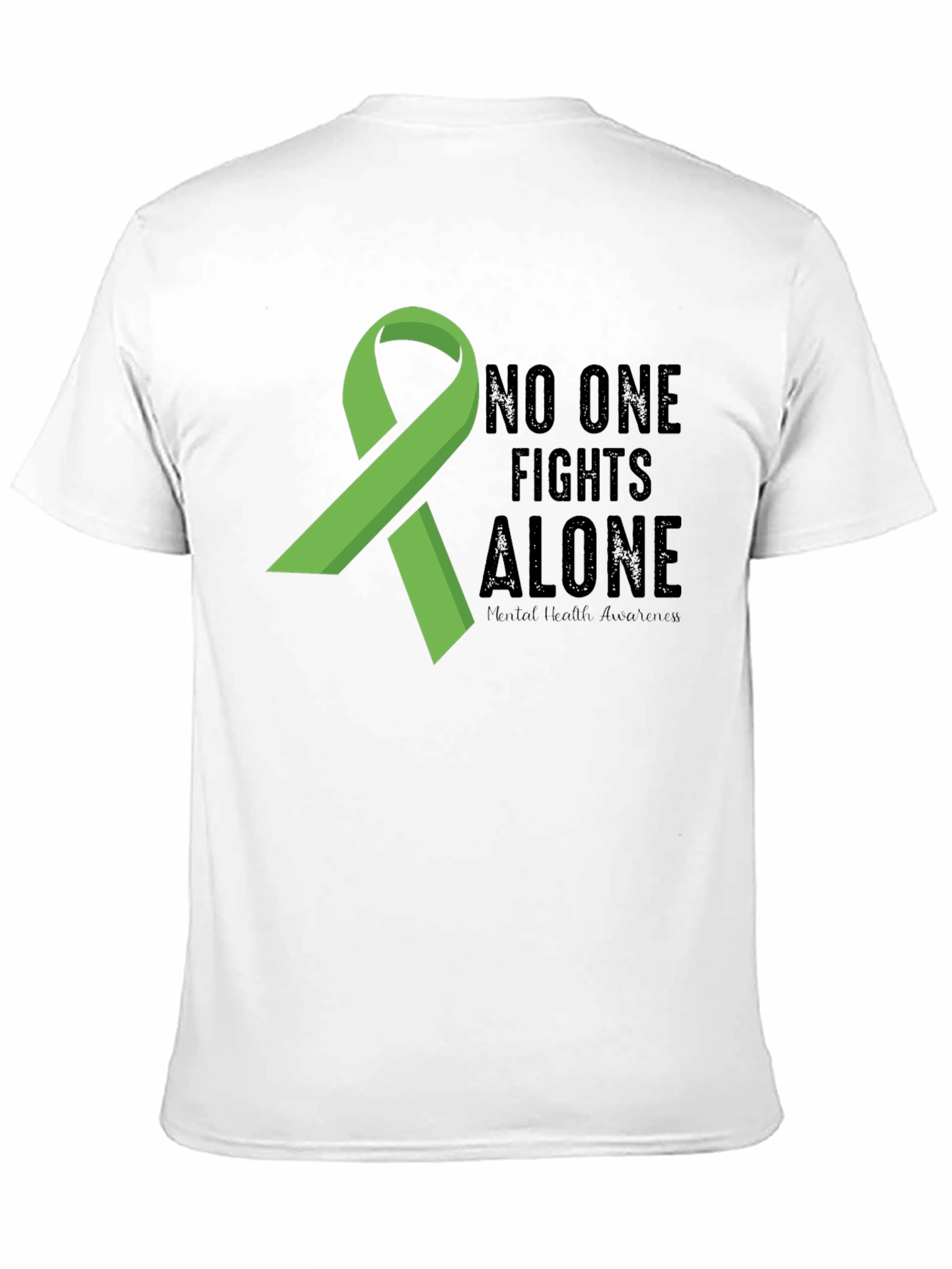 Mental Health Awareness Tee - No One Fights Alone