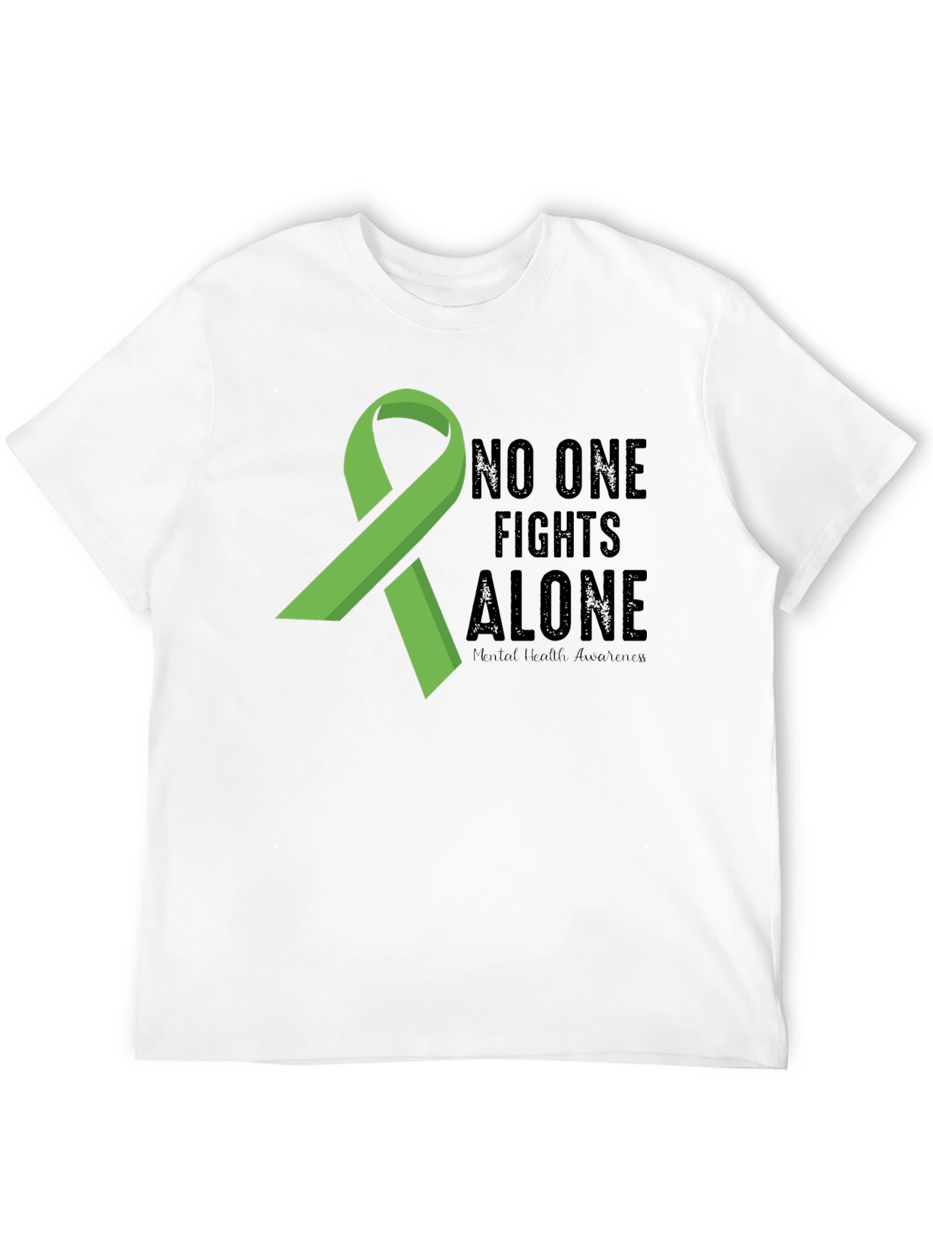 Mental Health Awareness Tee - No One Fights Alone