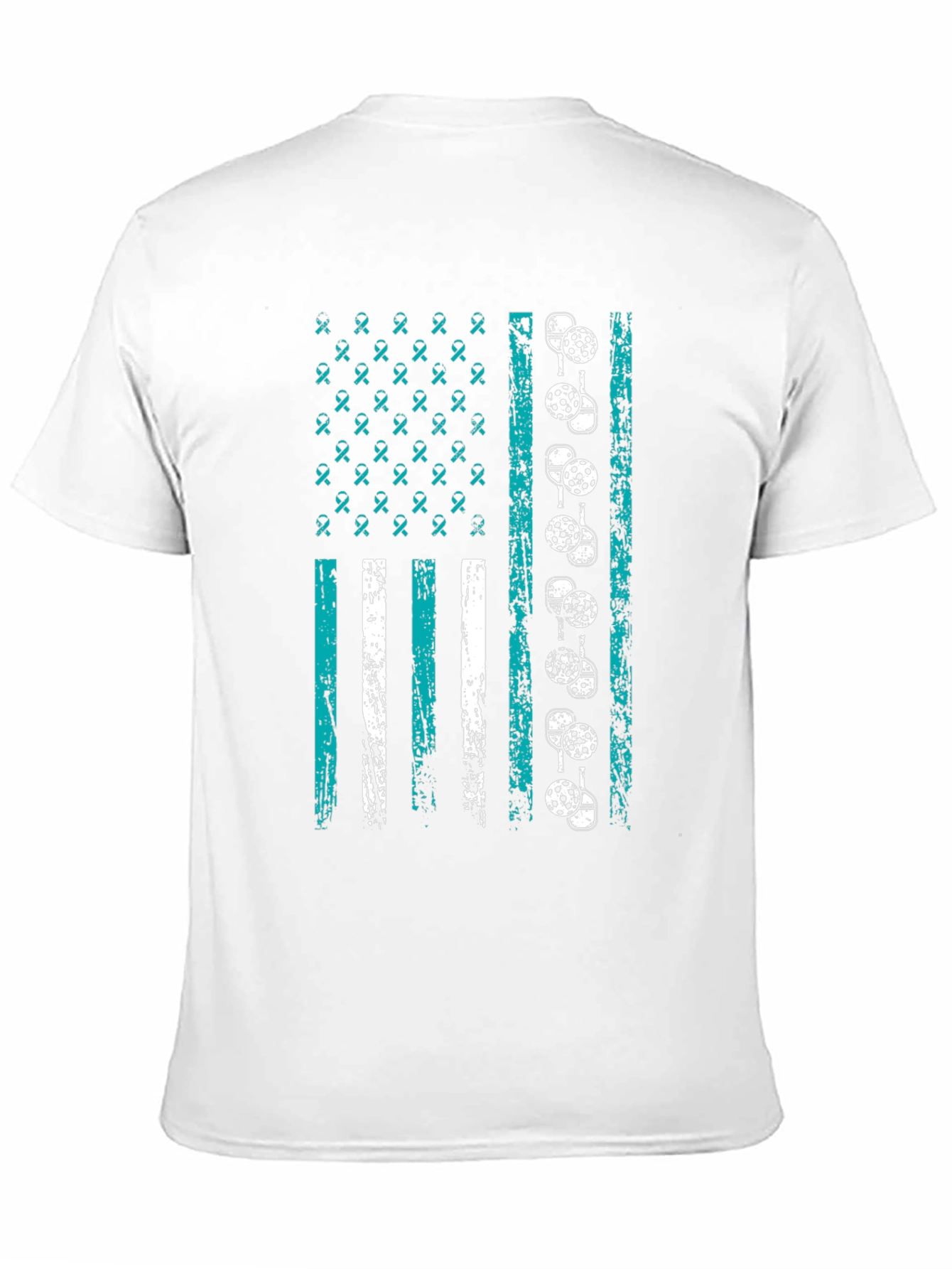 Pickleball American Flag Graphic T-Shirt