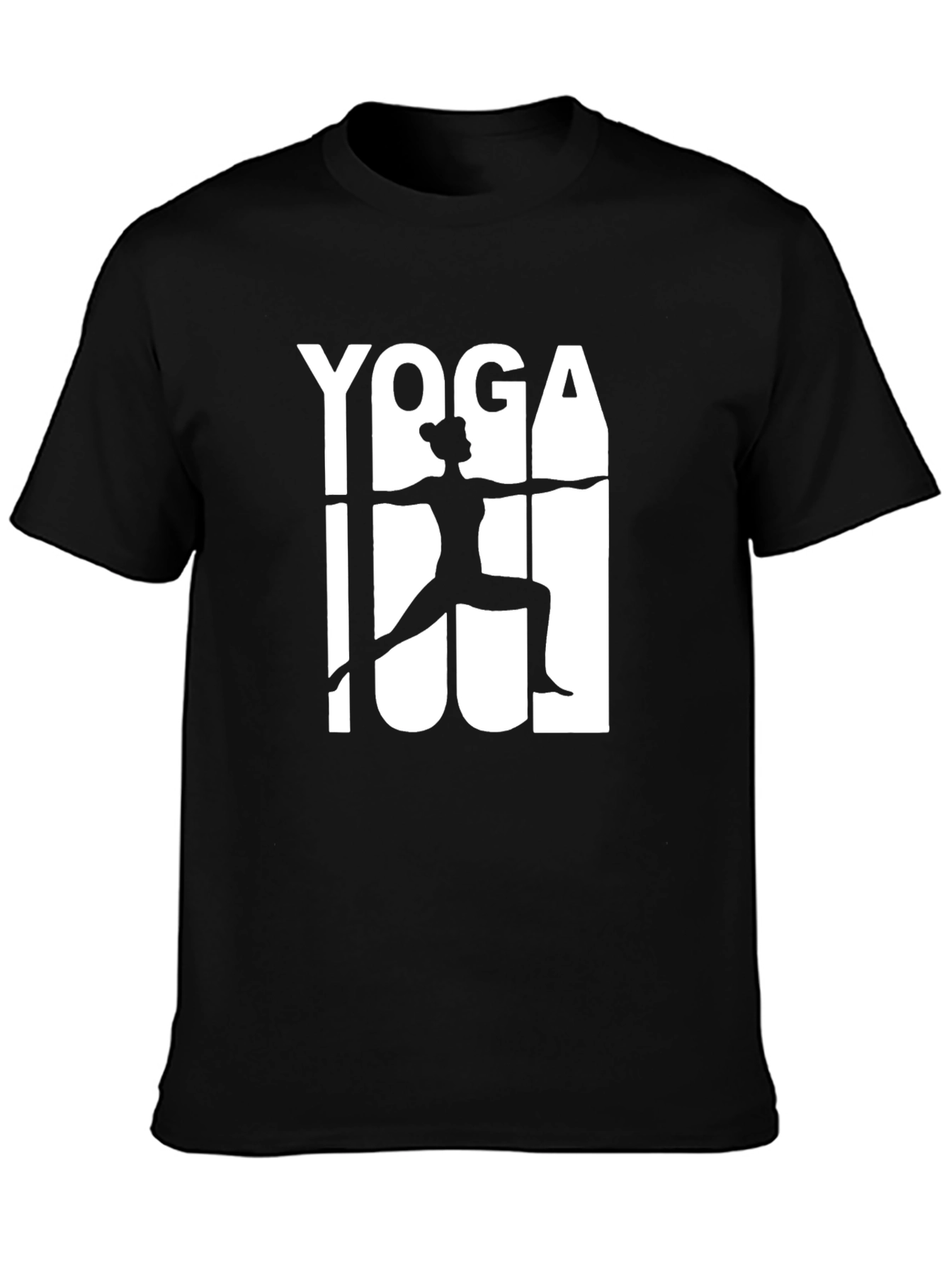 Yoga Graphic Black T-Shirt - Unisex