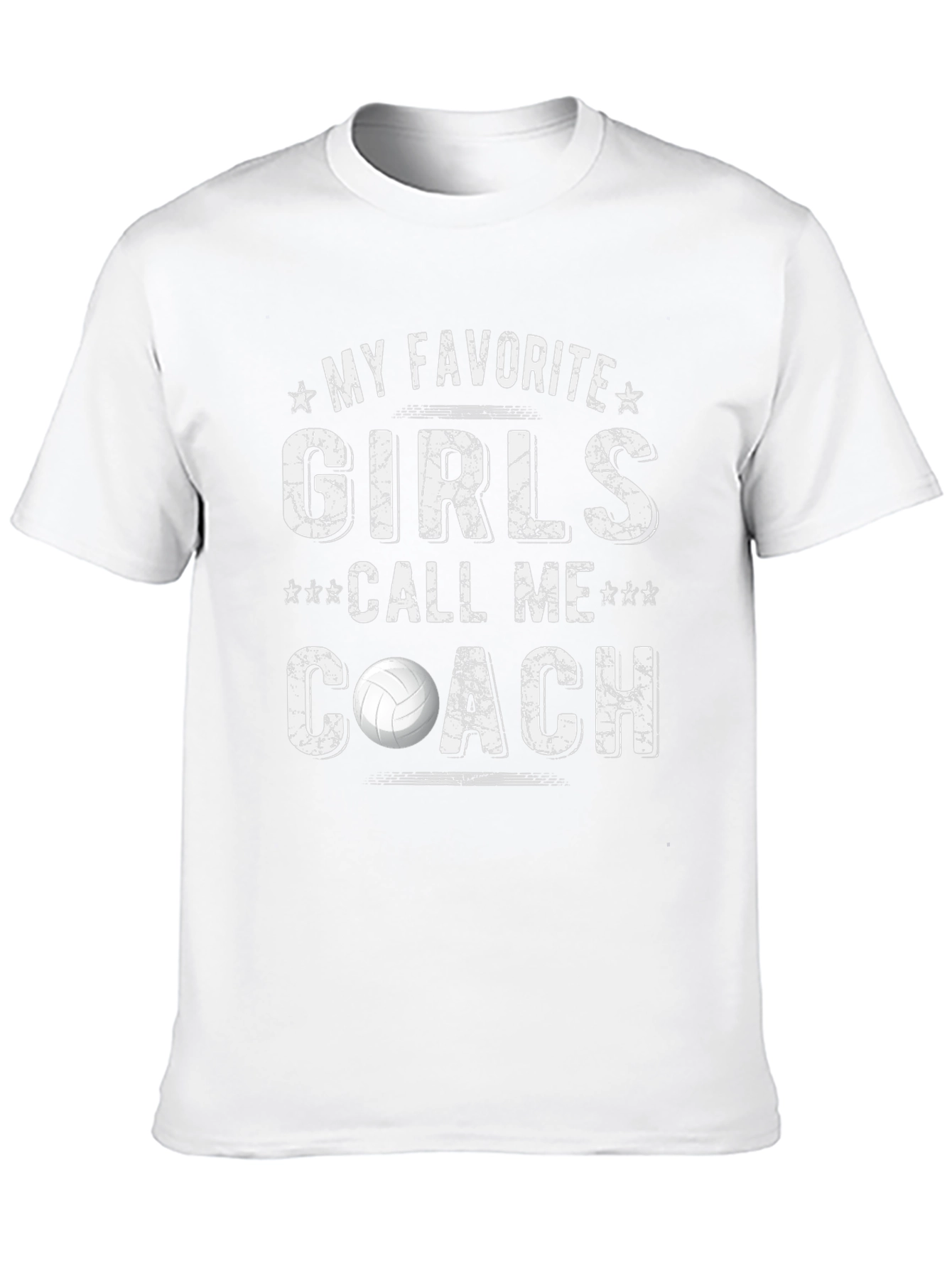 My Favorite Girls Call Me Coach Volleyball T-Shirt