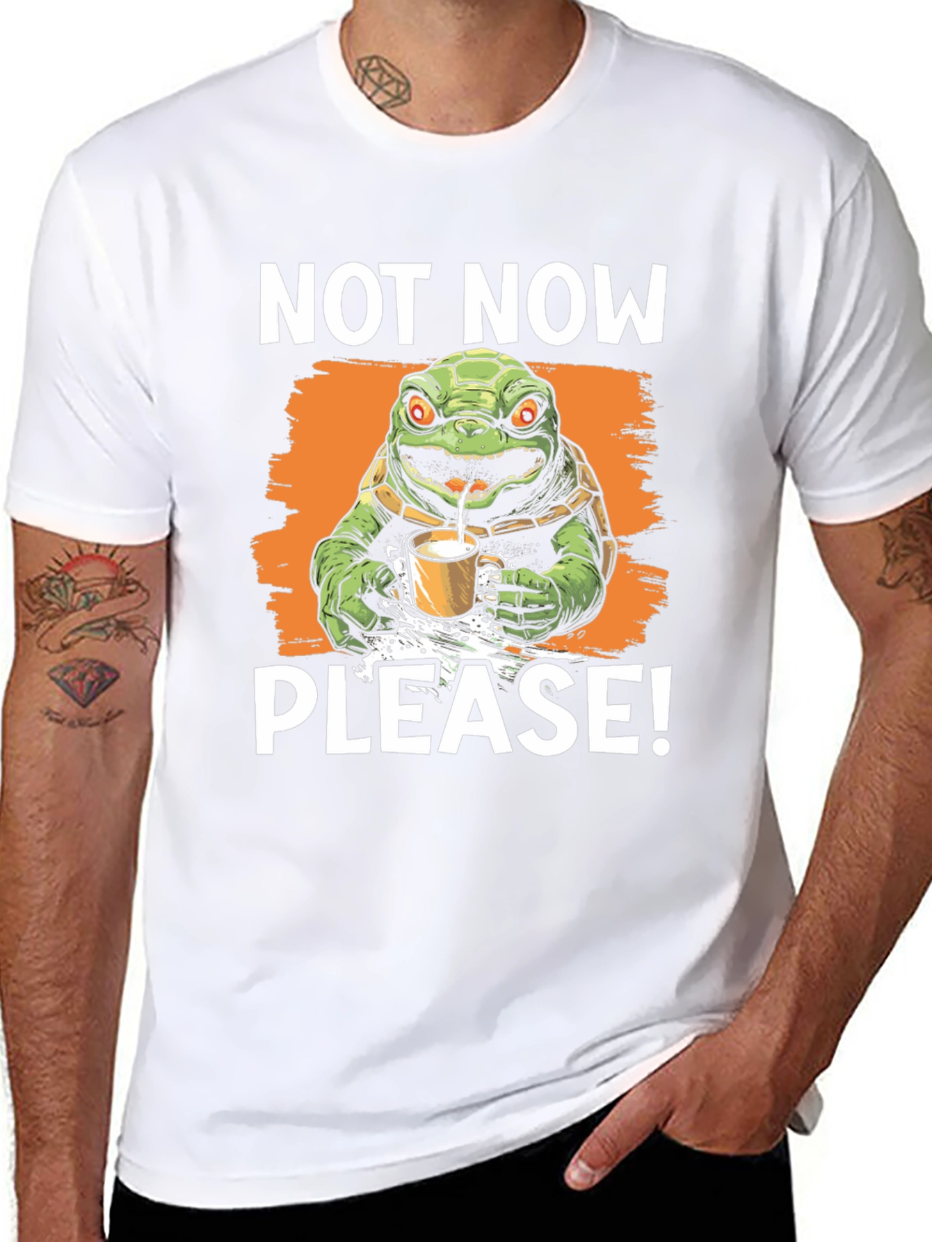 Not Now Please! Turtle T-Shirt