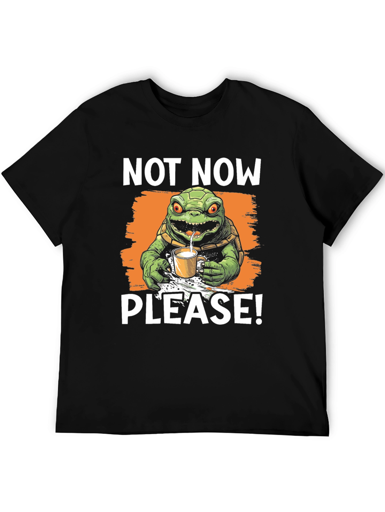 Not Now Please! Turtle T-Shirt