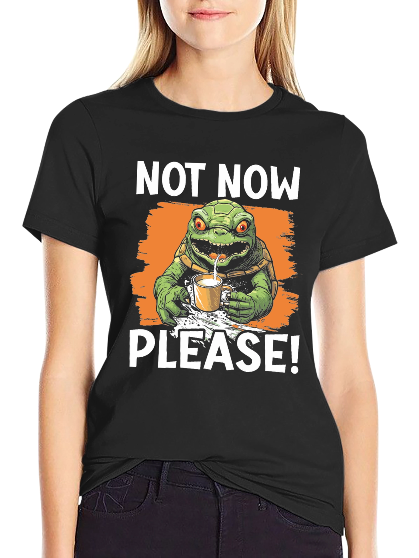Not Now Please! Turtle T-Shirt