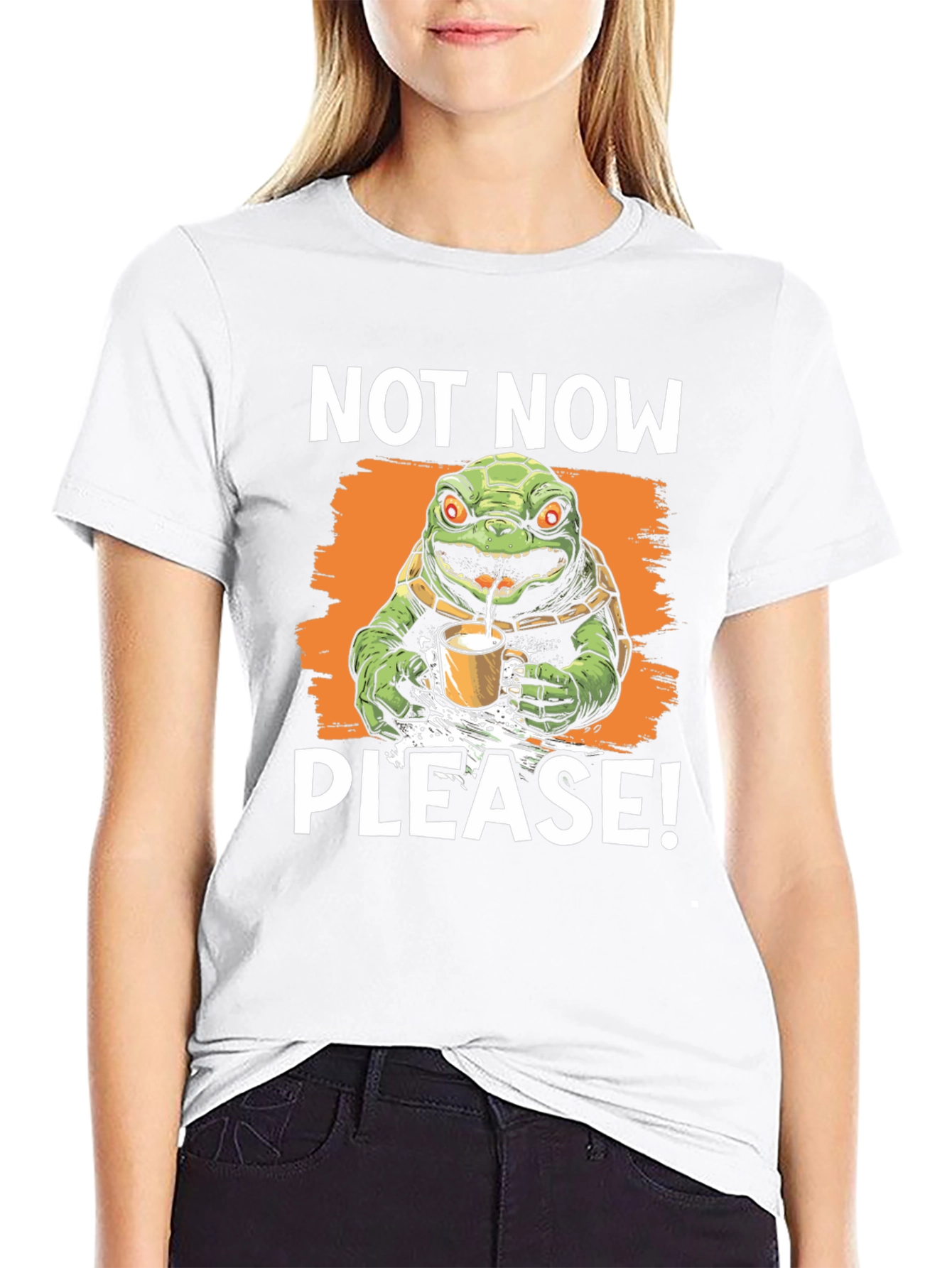 Not Now Please! Turtle T-Shirt