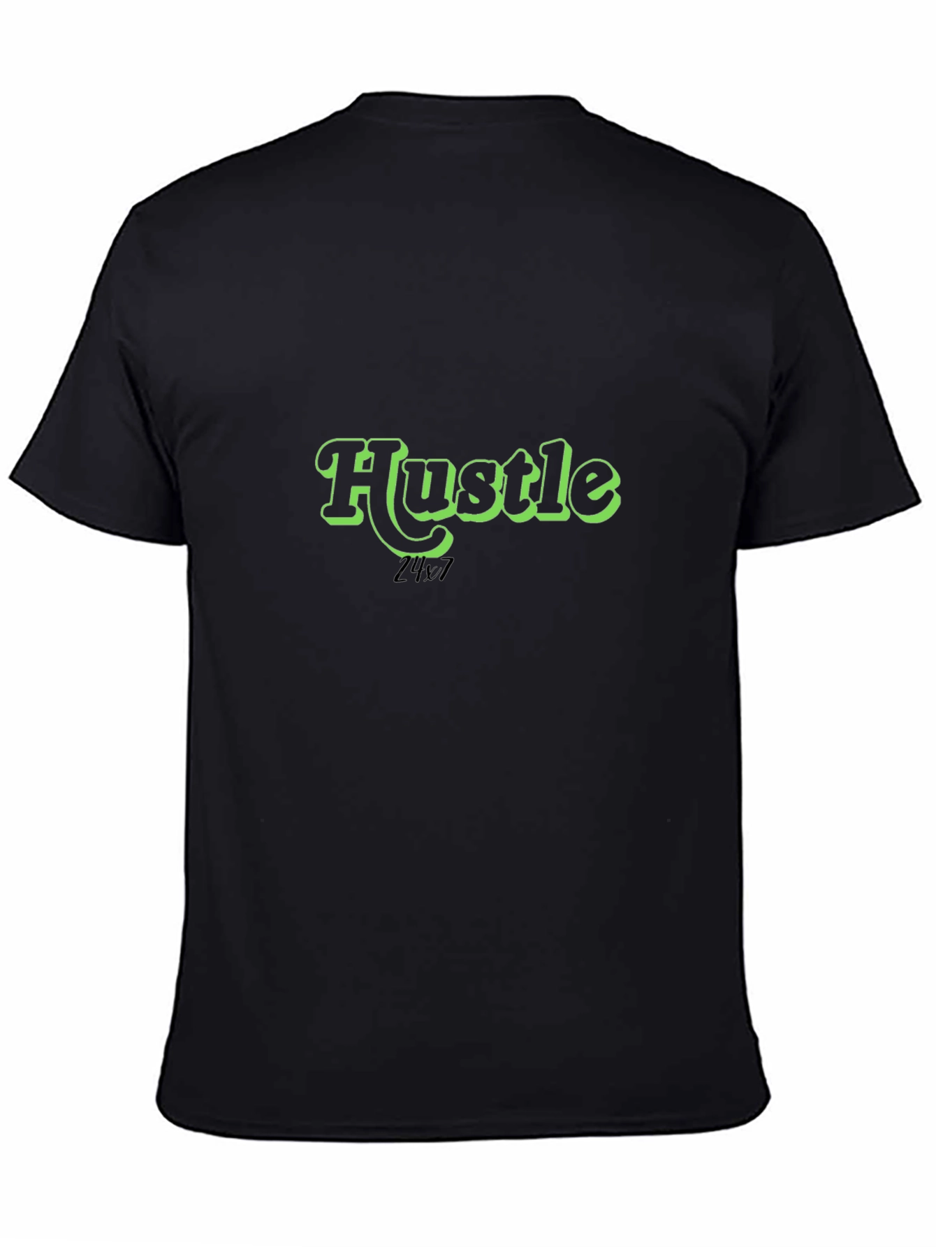 Hustle 24/7 Black T-Shirt
