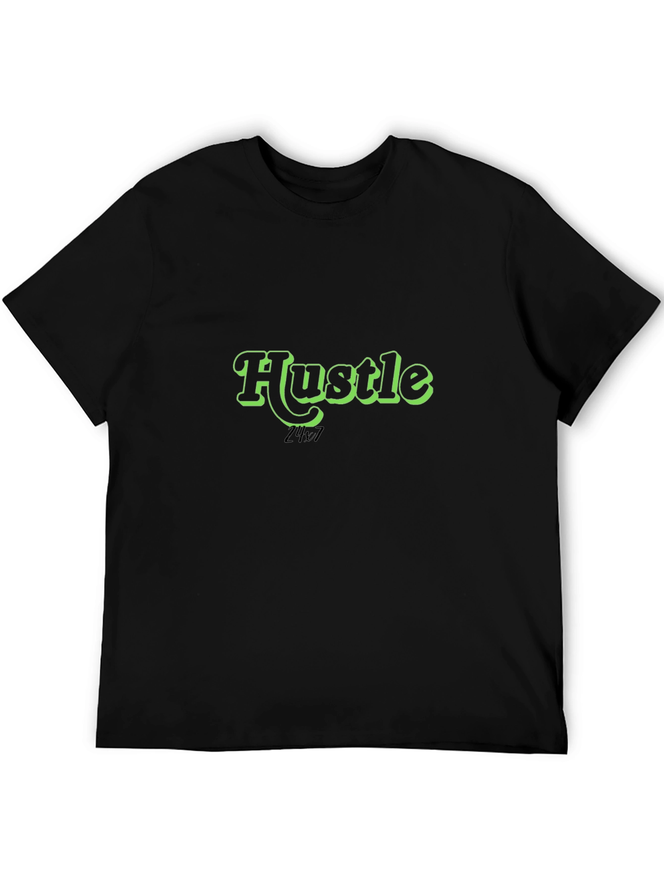 Hustle 24/7 Black T-Shirt