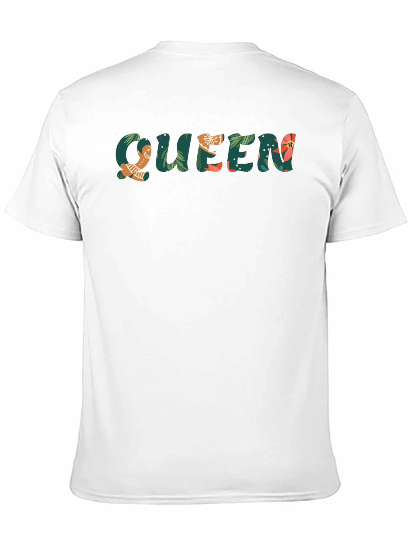 Tropical Queen Black T-Shirt