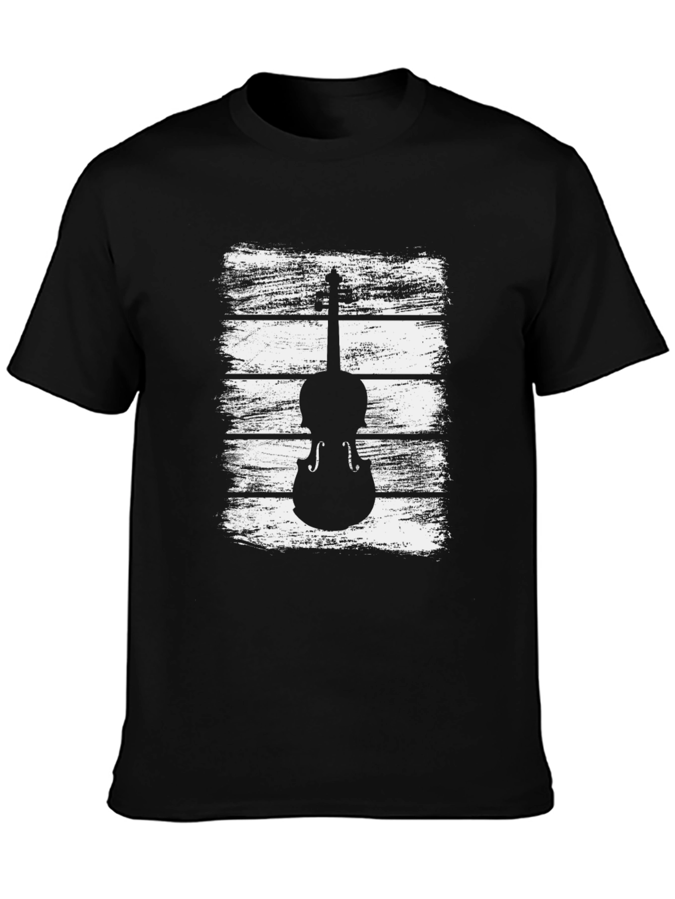 Violin Graphic Tee - Music Lovers T-Shirt