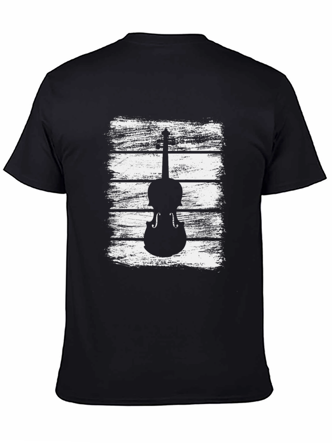 Violin Graphic Tee - Music Lovers T-Shirt