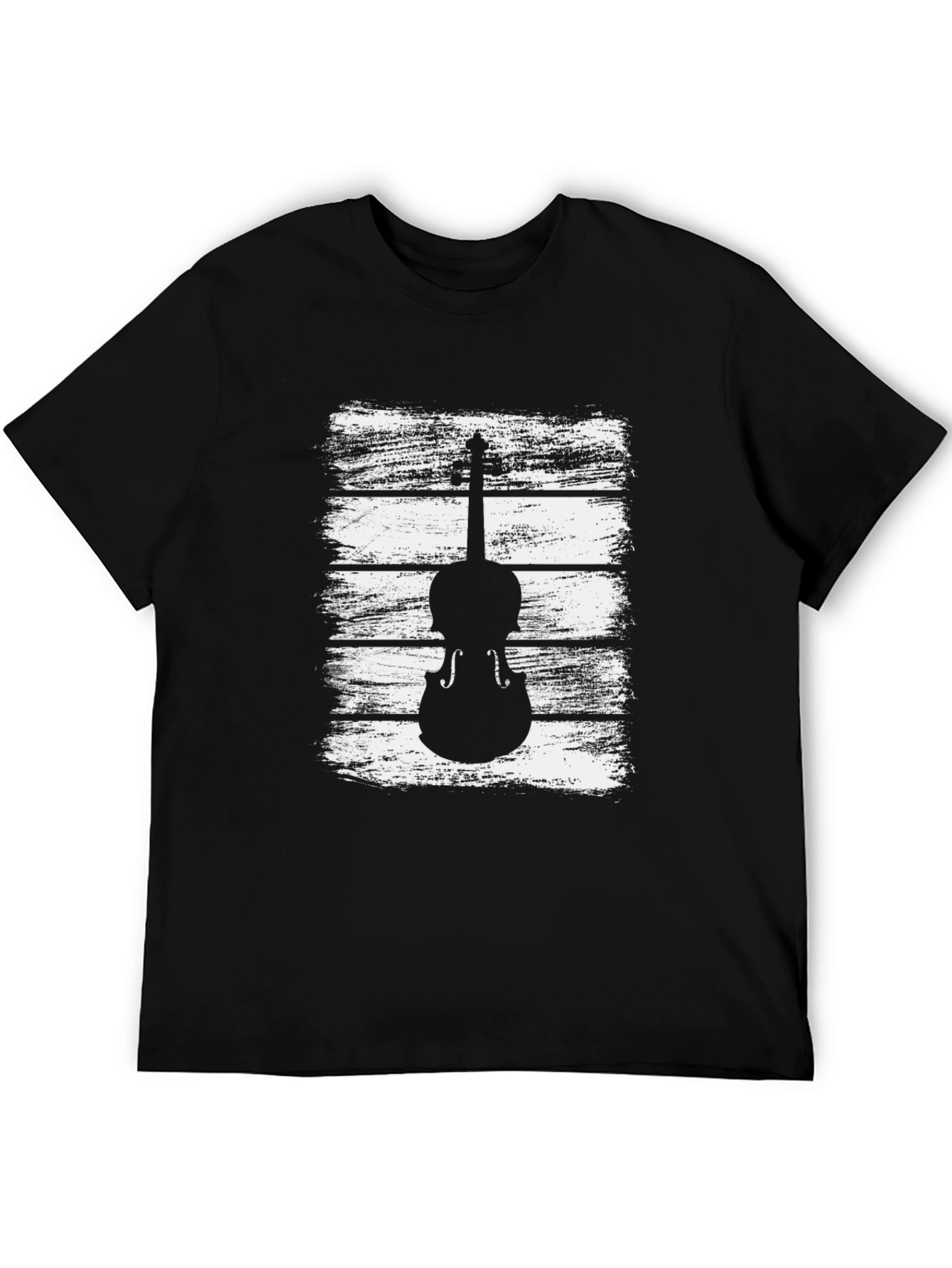 Violin Graphic Tee - Music Lovers T-Shirt