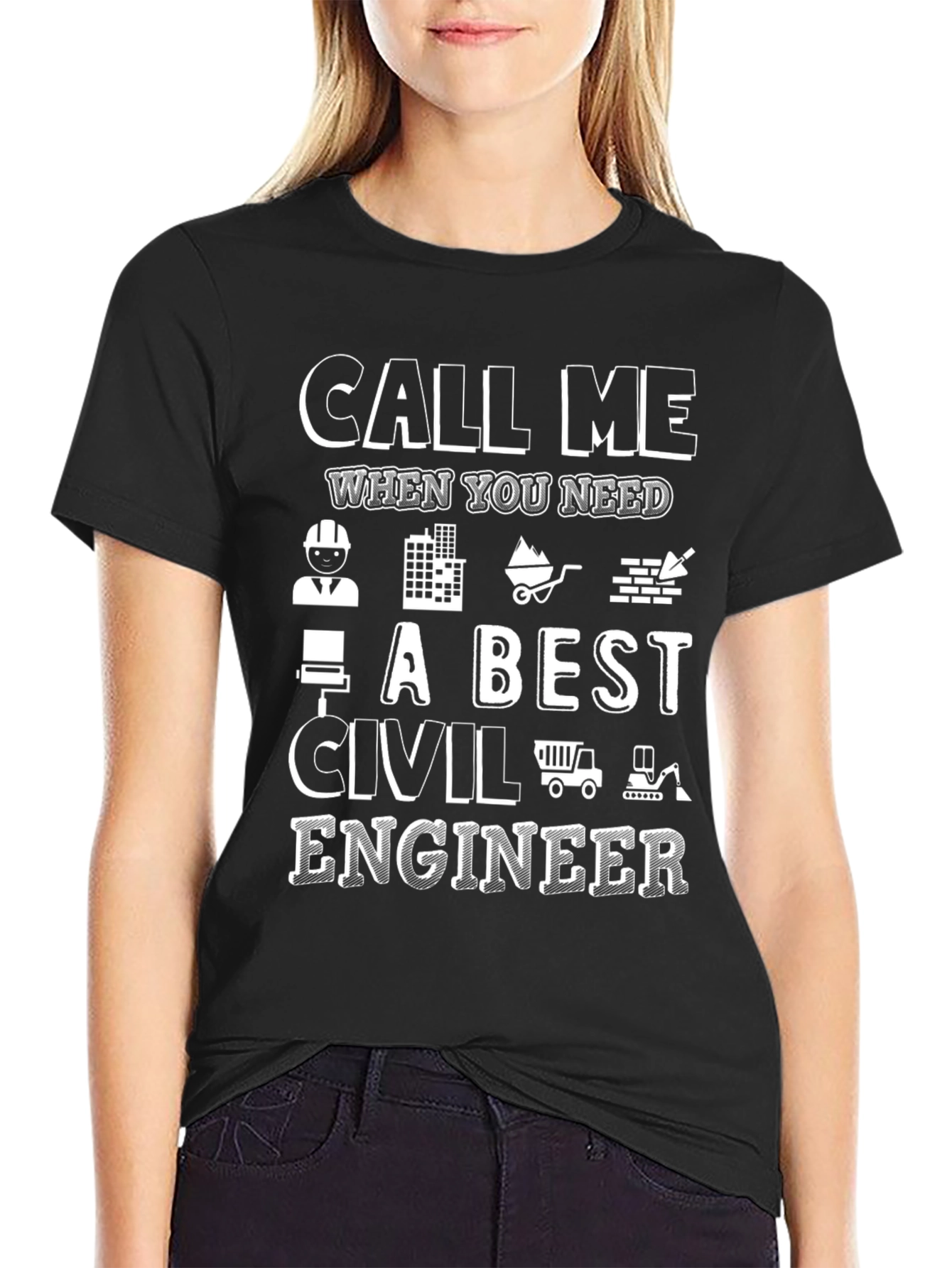 Civil Engineer T-Shirt - Call Me Graphic Tee