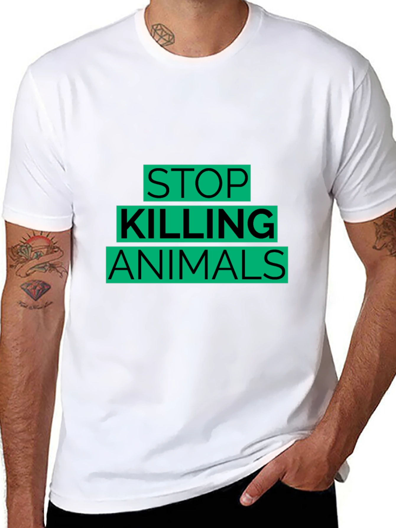 Stop Killing Animals Graphic Tee