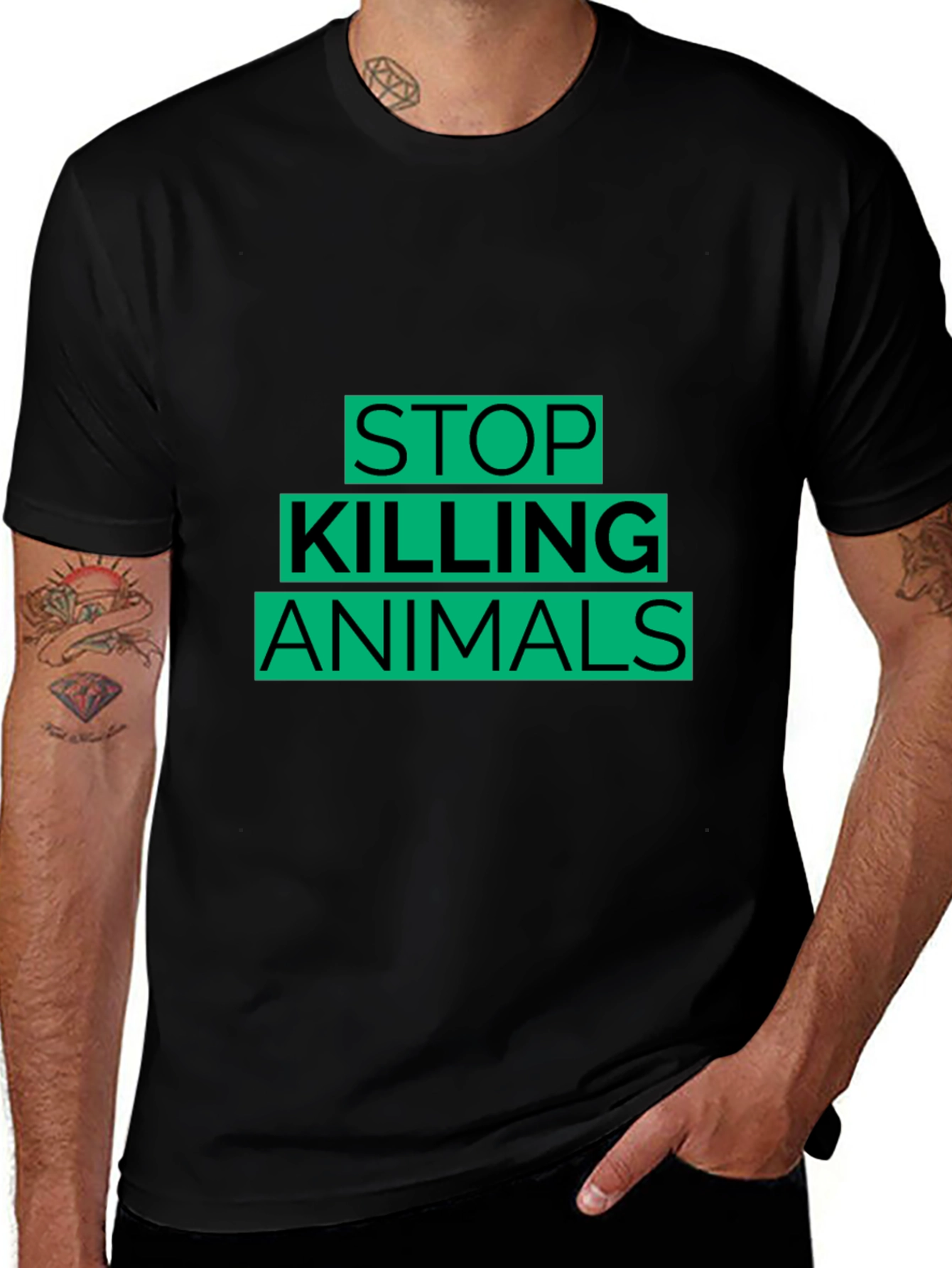Stop Killing Animals Graphic Tee