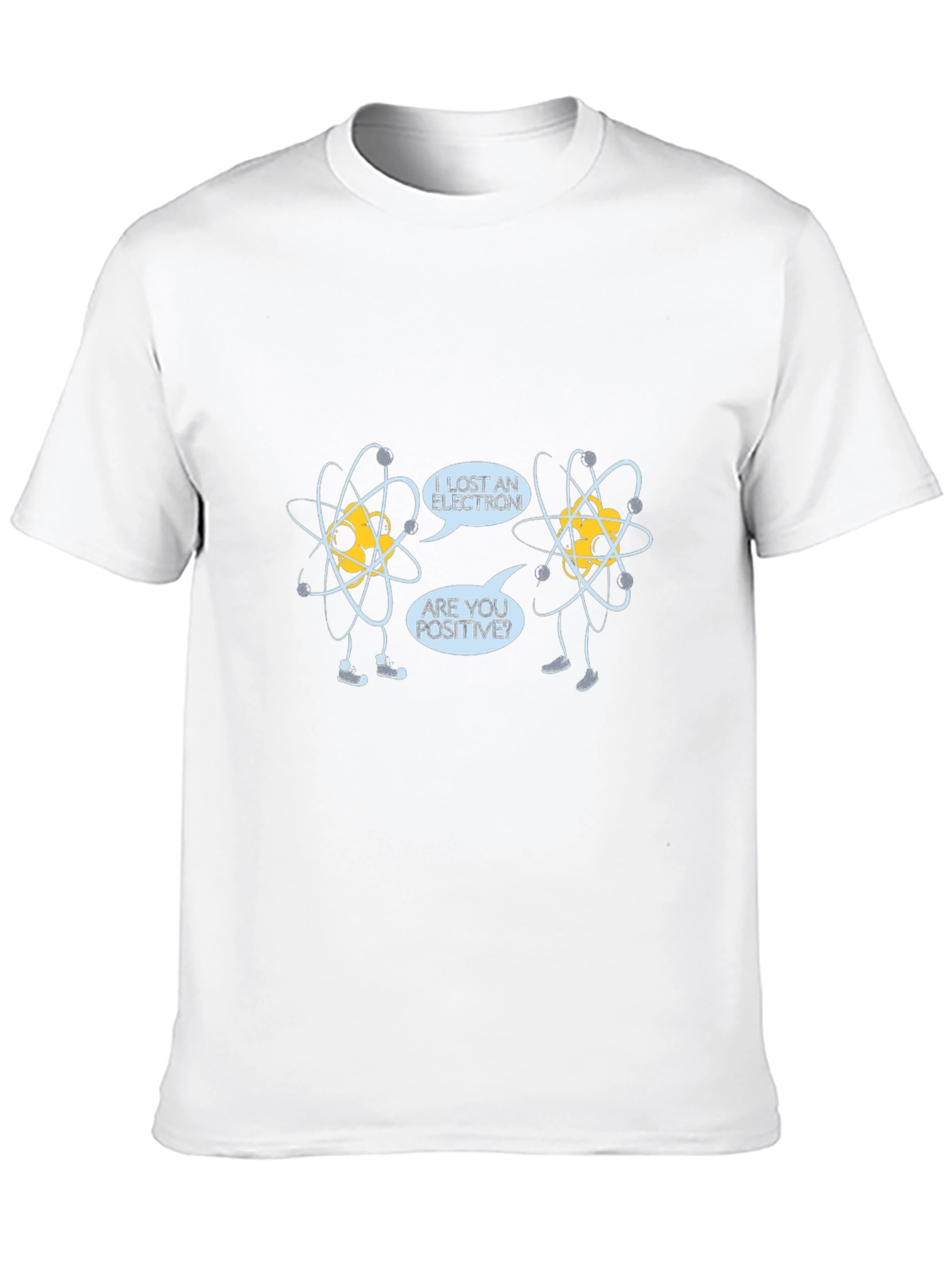 Funny Science Atom Humor Black T-Shirt