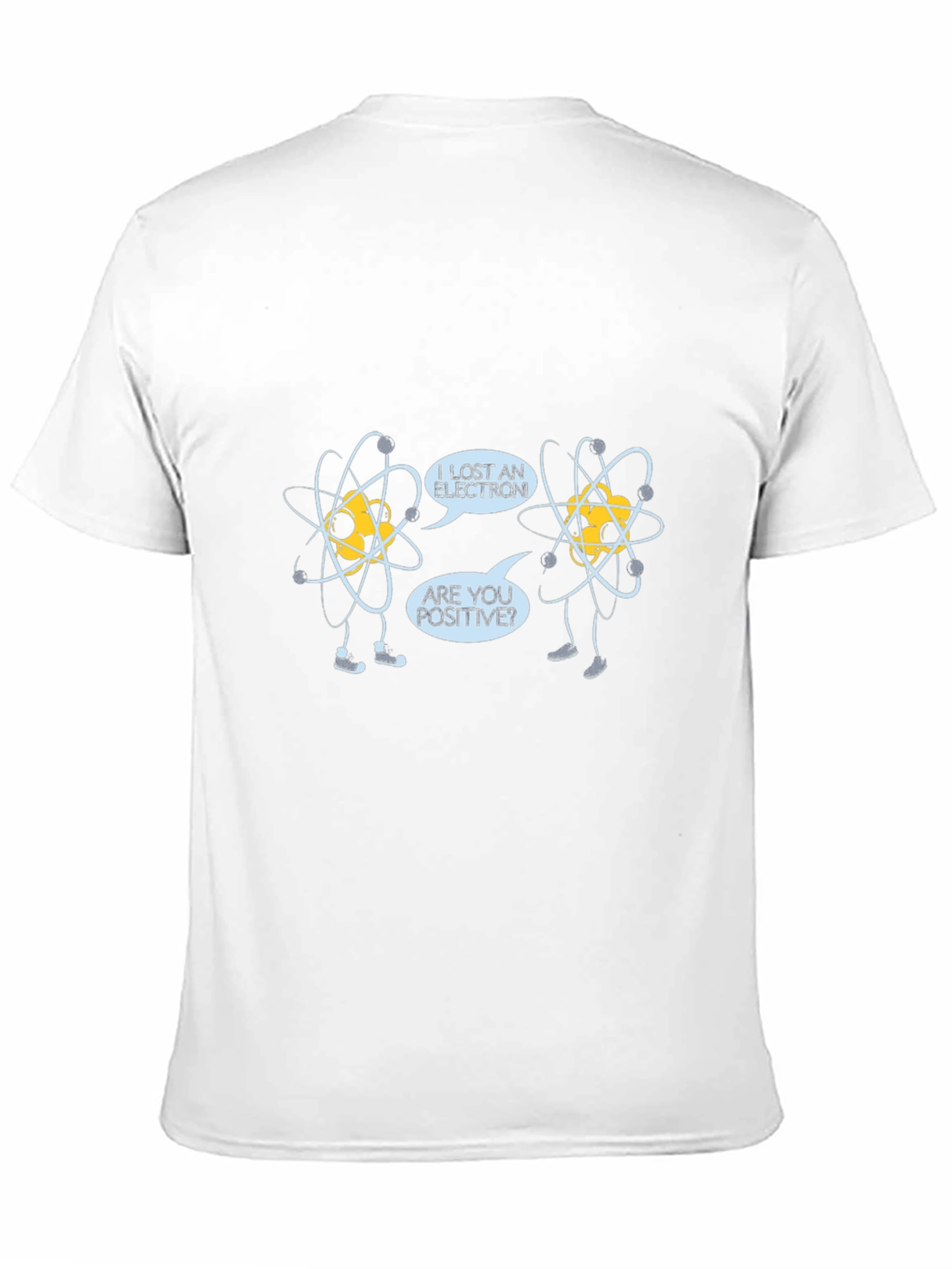 Funny Science Atom Humor Black T-Shirt