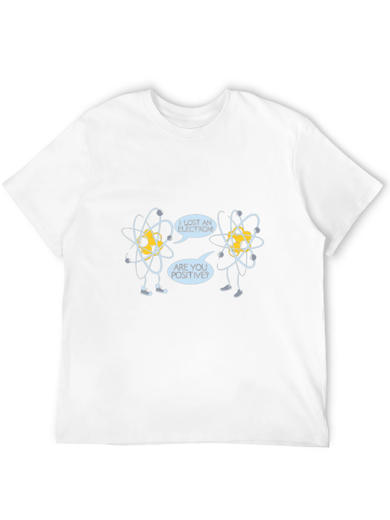 Funny Science Atom Humor Black T-Shirt